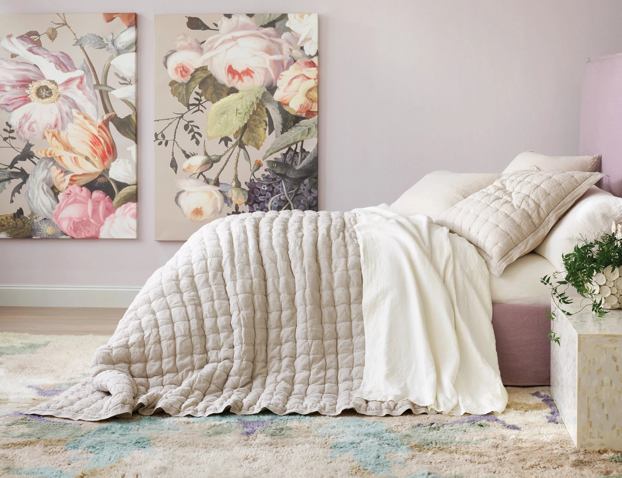 Lush Linen Puff | Natural - Image 2
