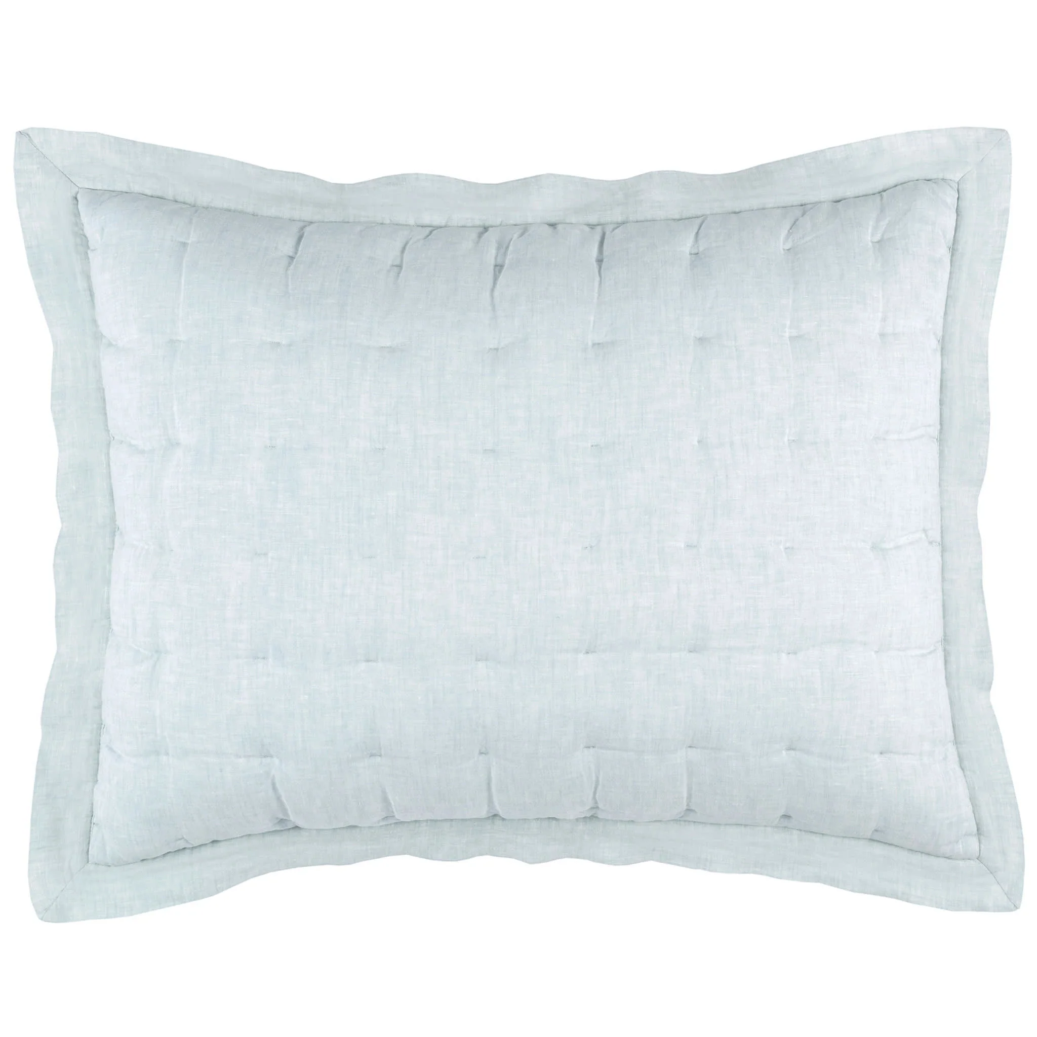 Lush Linen Puff Sham | Sky - Image 2