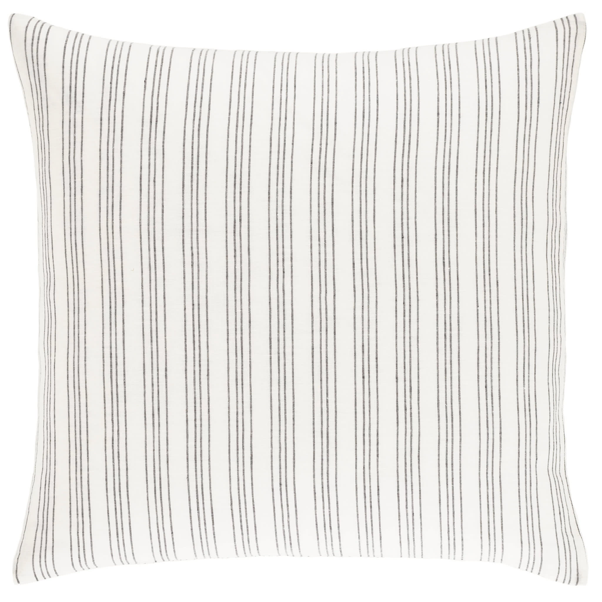 Lush Linen Stripe Sham | Charcoal - Image 5