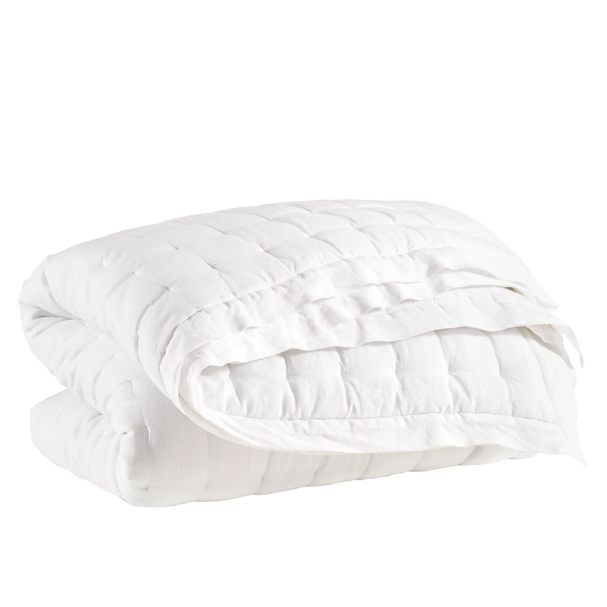 Lush Linen Puff | White - Image 3