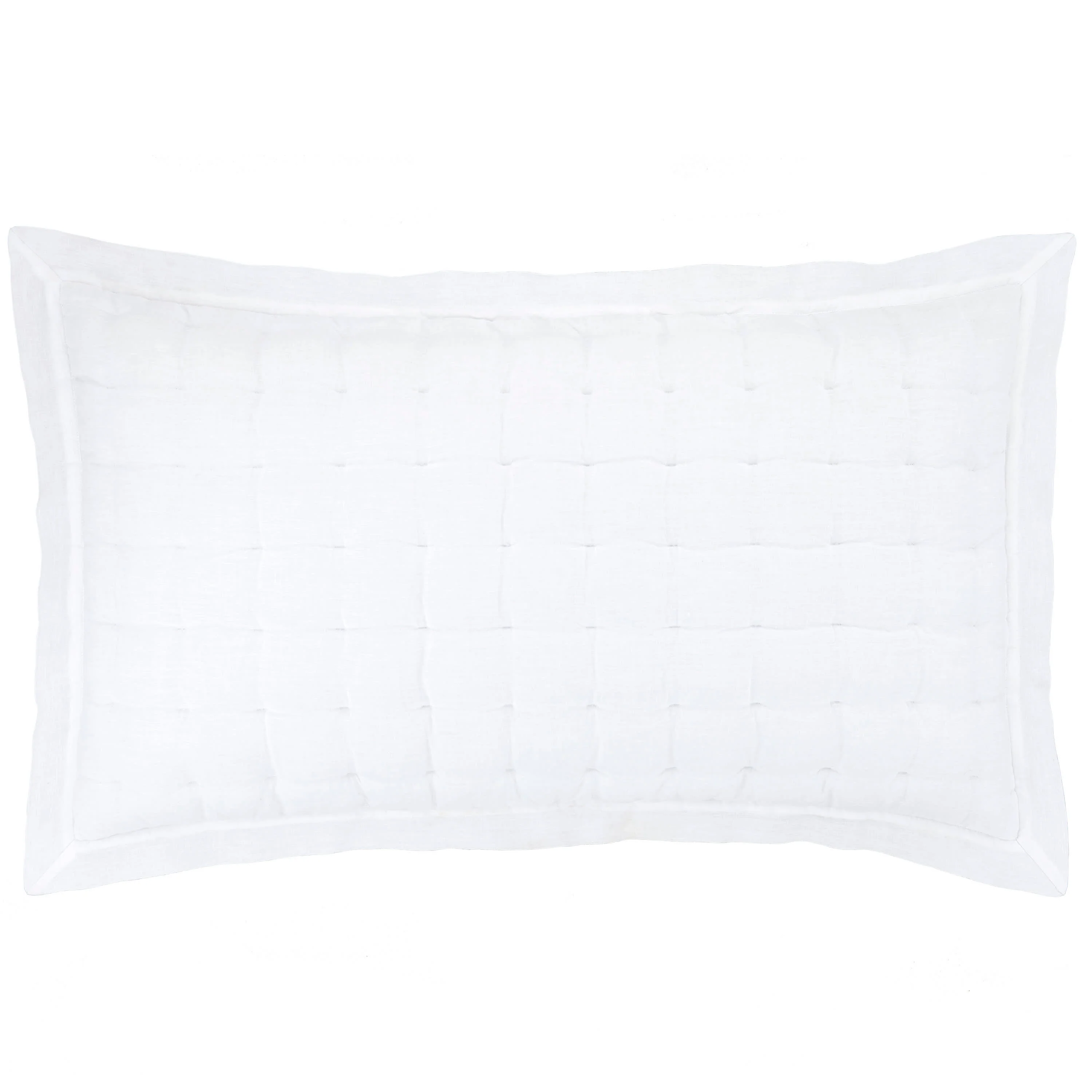 Lush Linen Puff Sham | White - Image 3