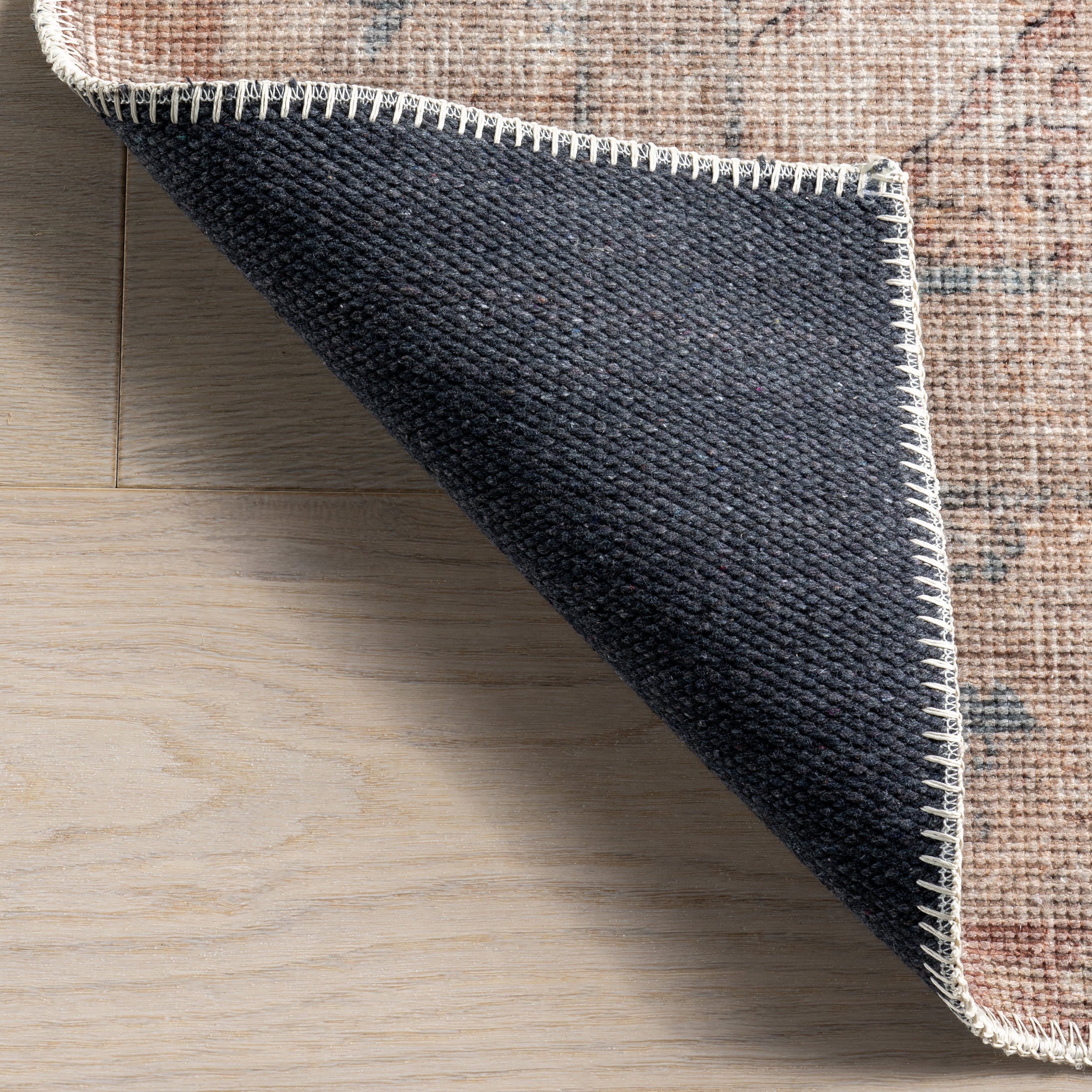 Luz Medallion Washable Rug | Taupe - Image 7