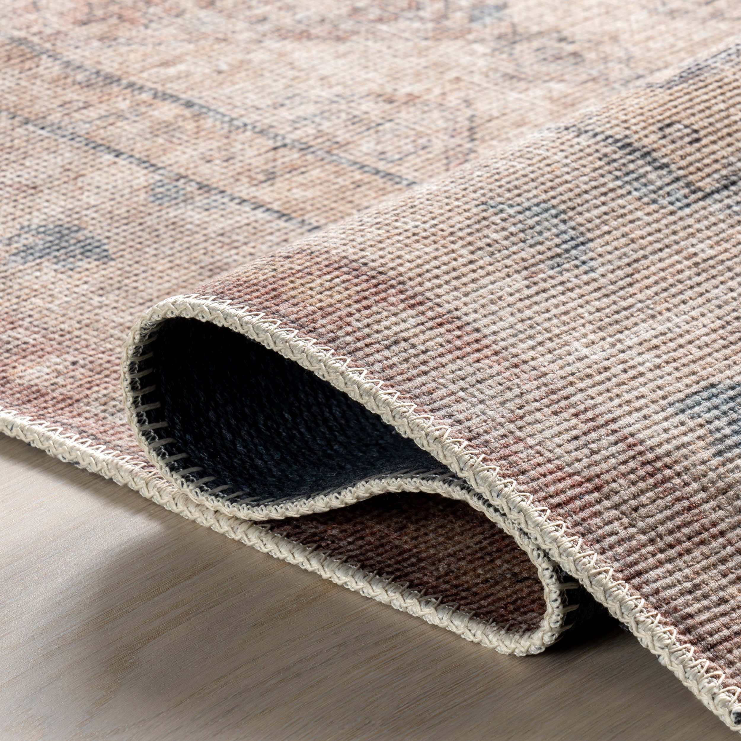 Luz Medallion Washable Rug | Taupe - Image 9