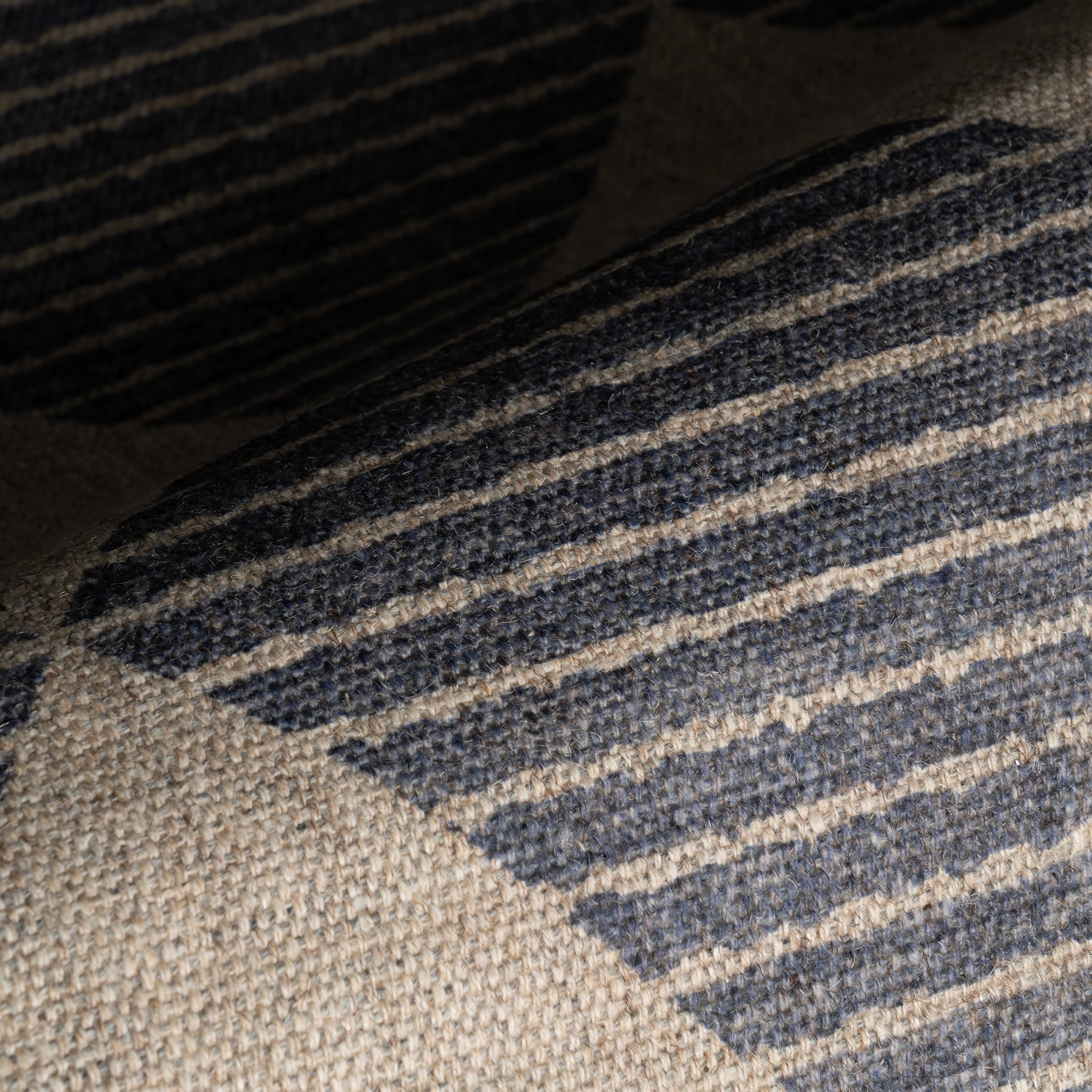 Luzia Vintage Washable Rug | Blue - Image 3