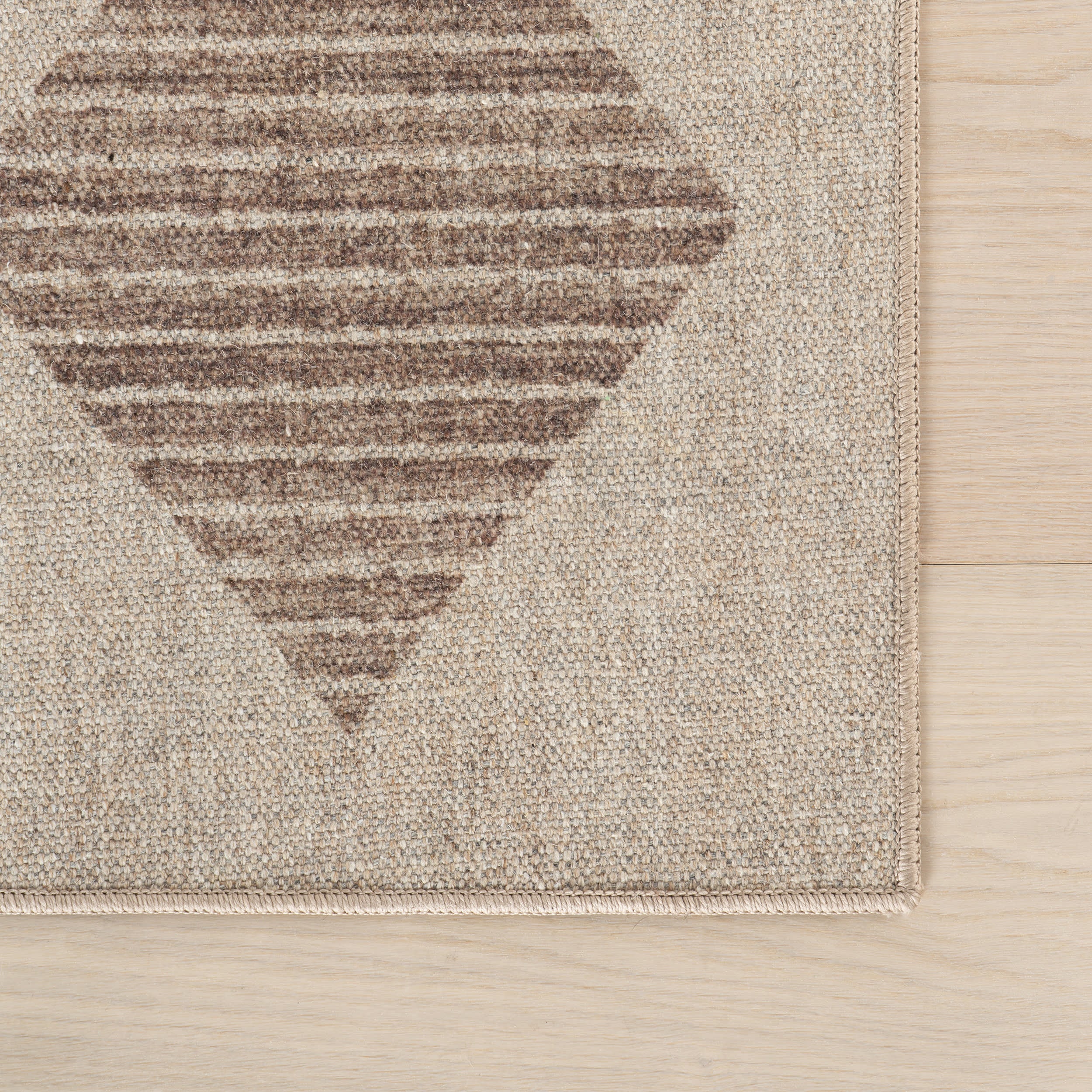 Luzia Vintage Washable Rug | Brown - Image 4