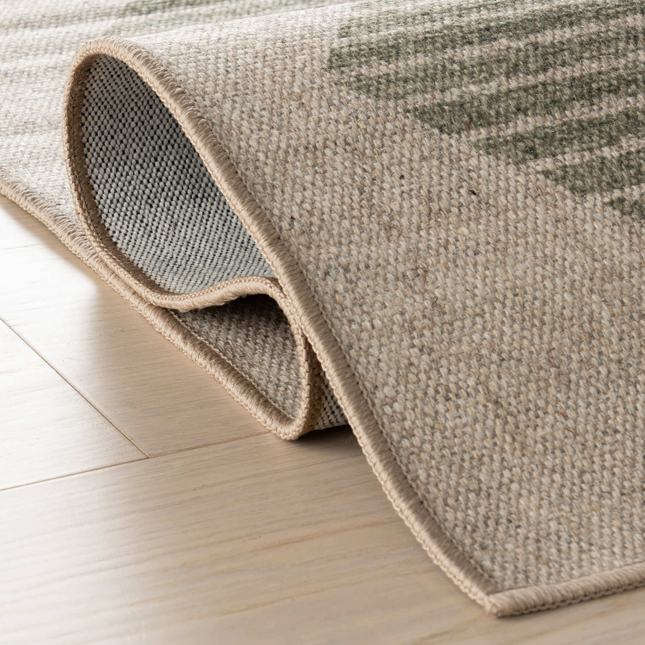 Luzia Vintage Washable Rug | Green - Image 11