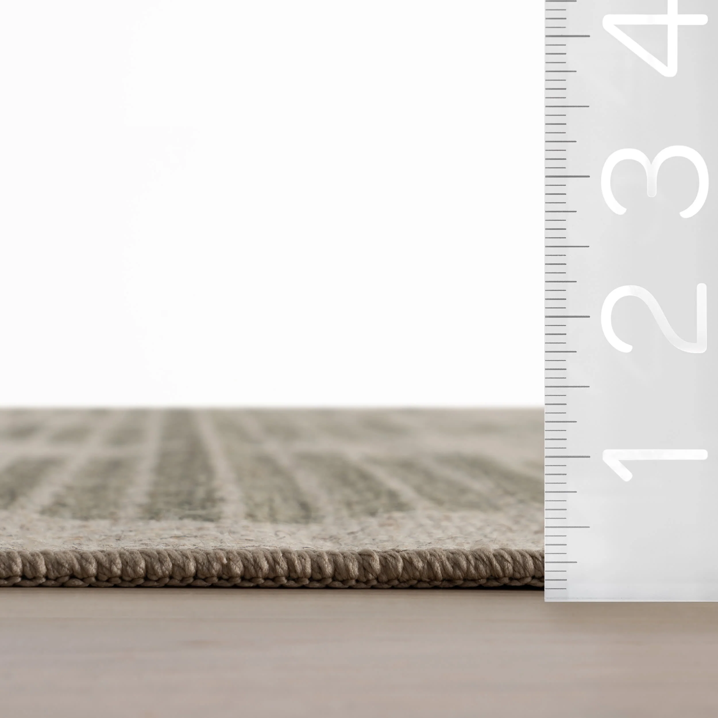 Luzia Vintage Washable Rug | Green - Image 6