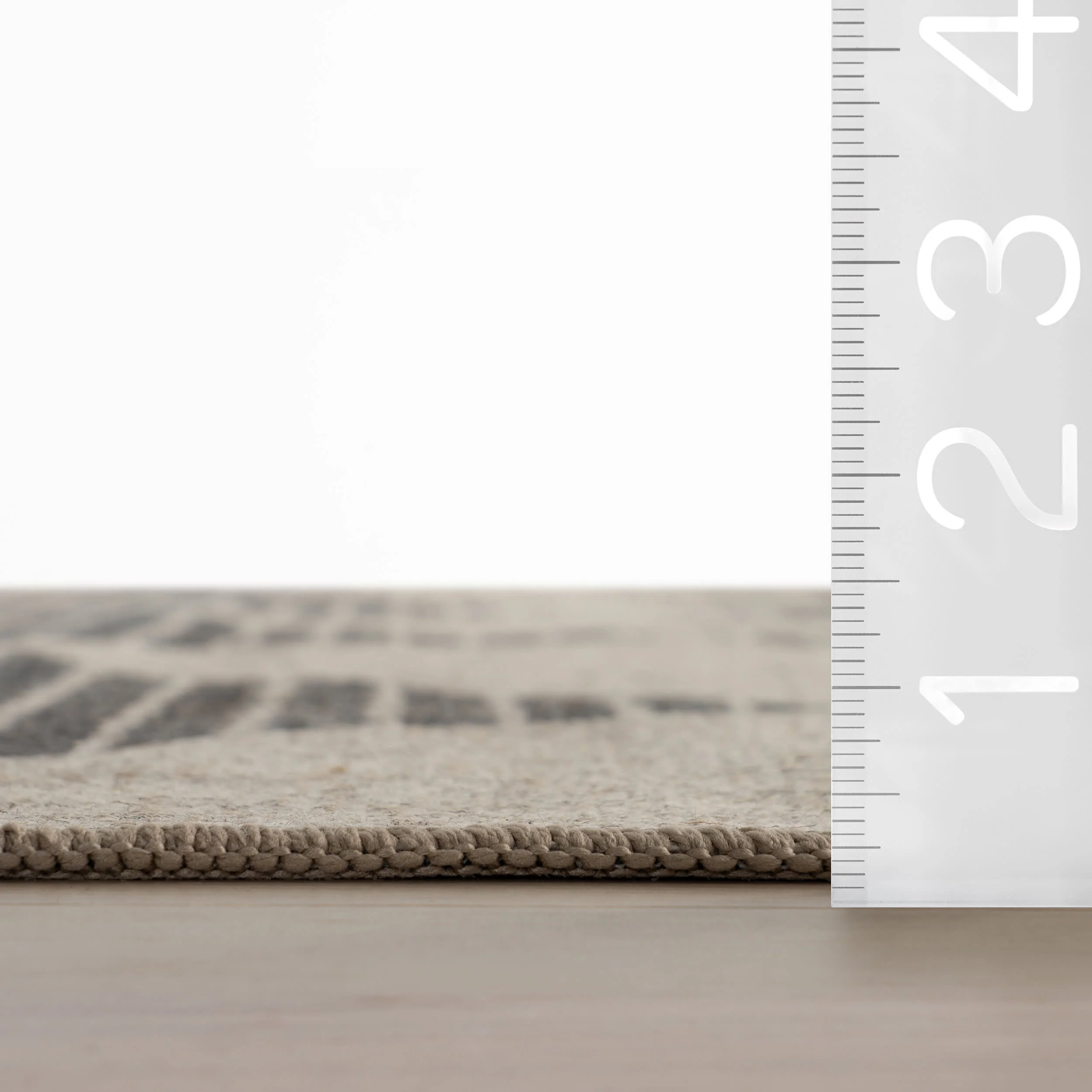 Luzia Vintage Washable Rug | Grey - Image 6