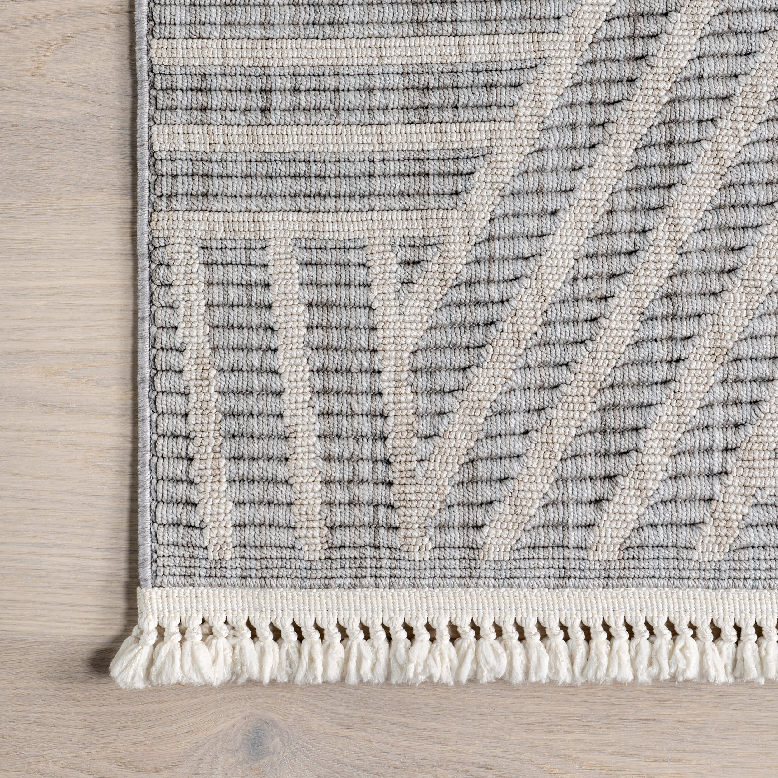 Lynette Running Lines Geometric Rug | Light Blue - Image 3
