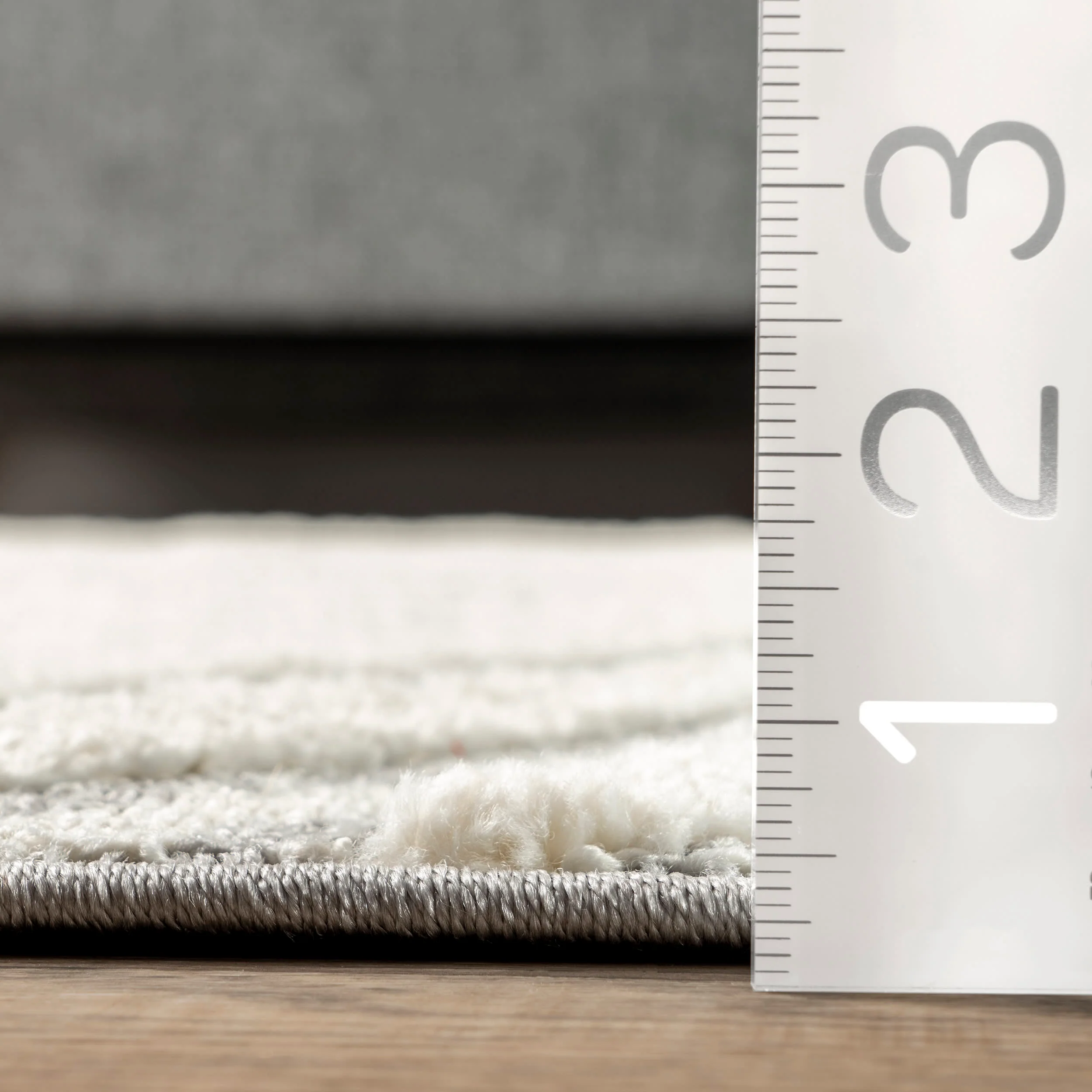 Lynn Textured Striped Rug | Beige - Image 5