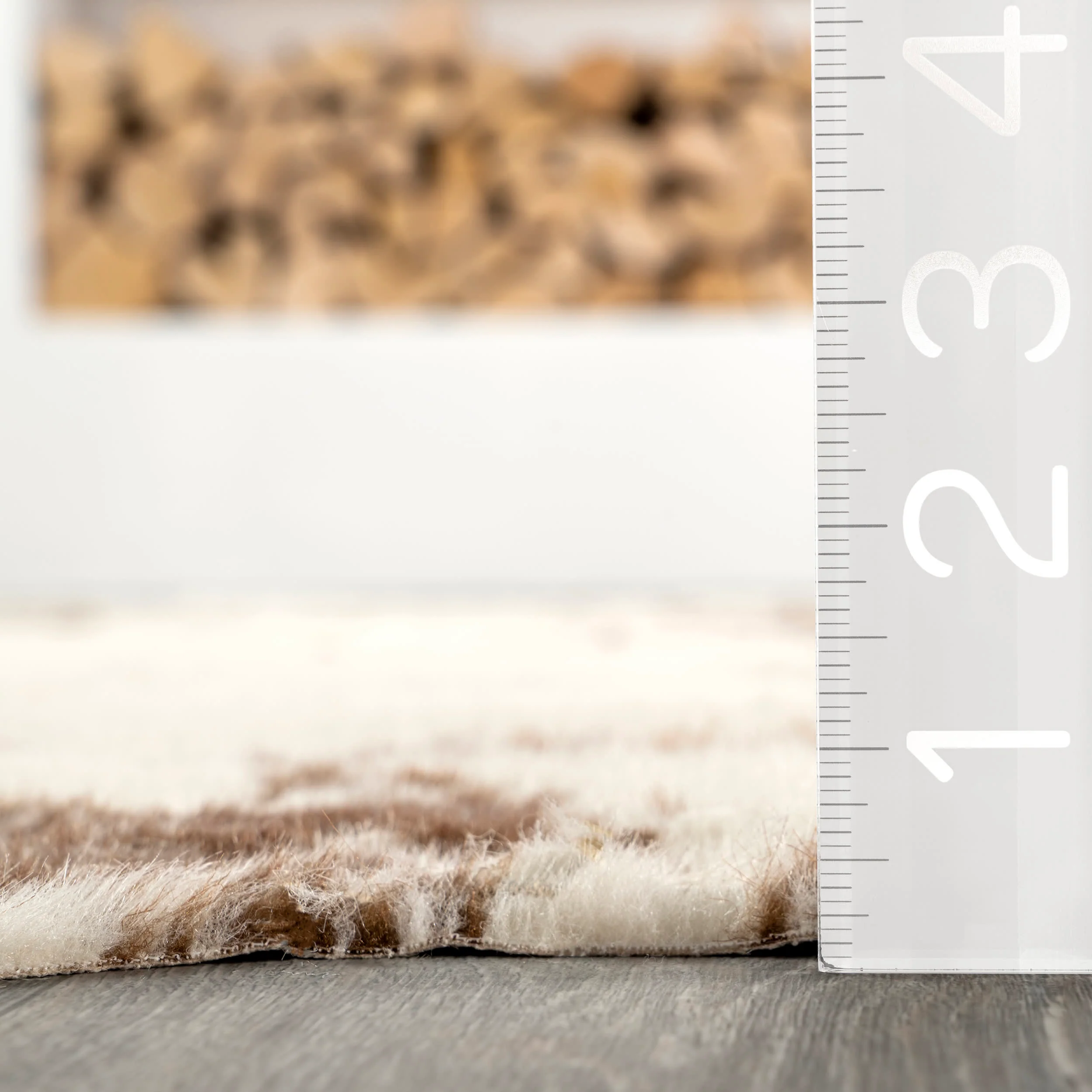 Macchiato Faux Cowhide Rug | Brown - Image 5