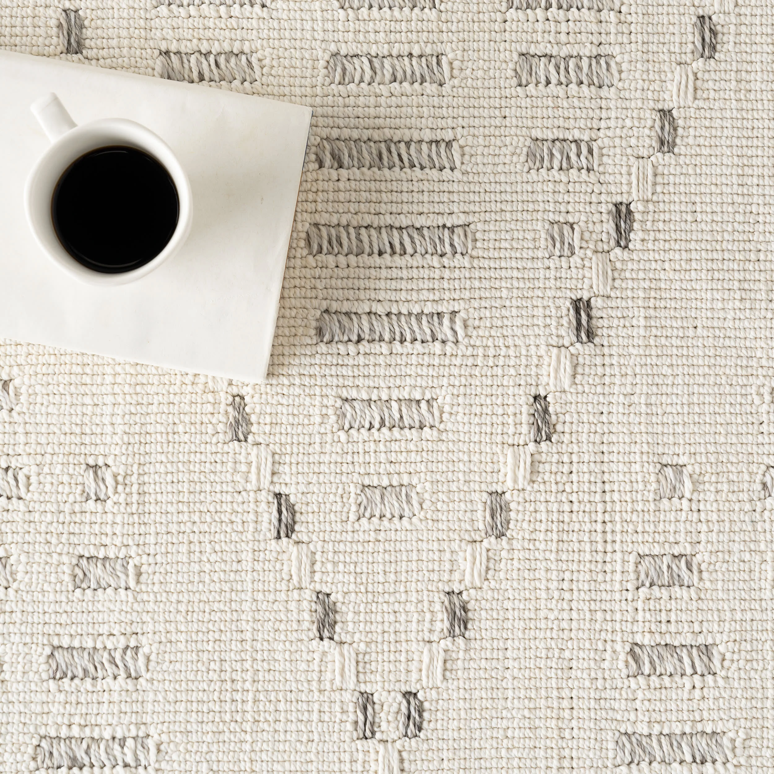 Maci Shaded Trellis Indoor/Outdoor Rug | Cream - Image 8