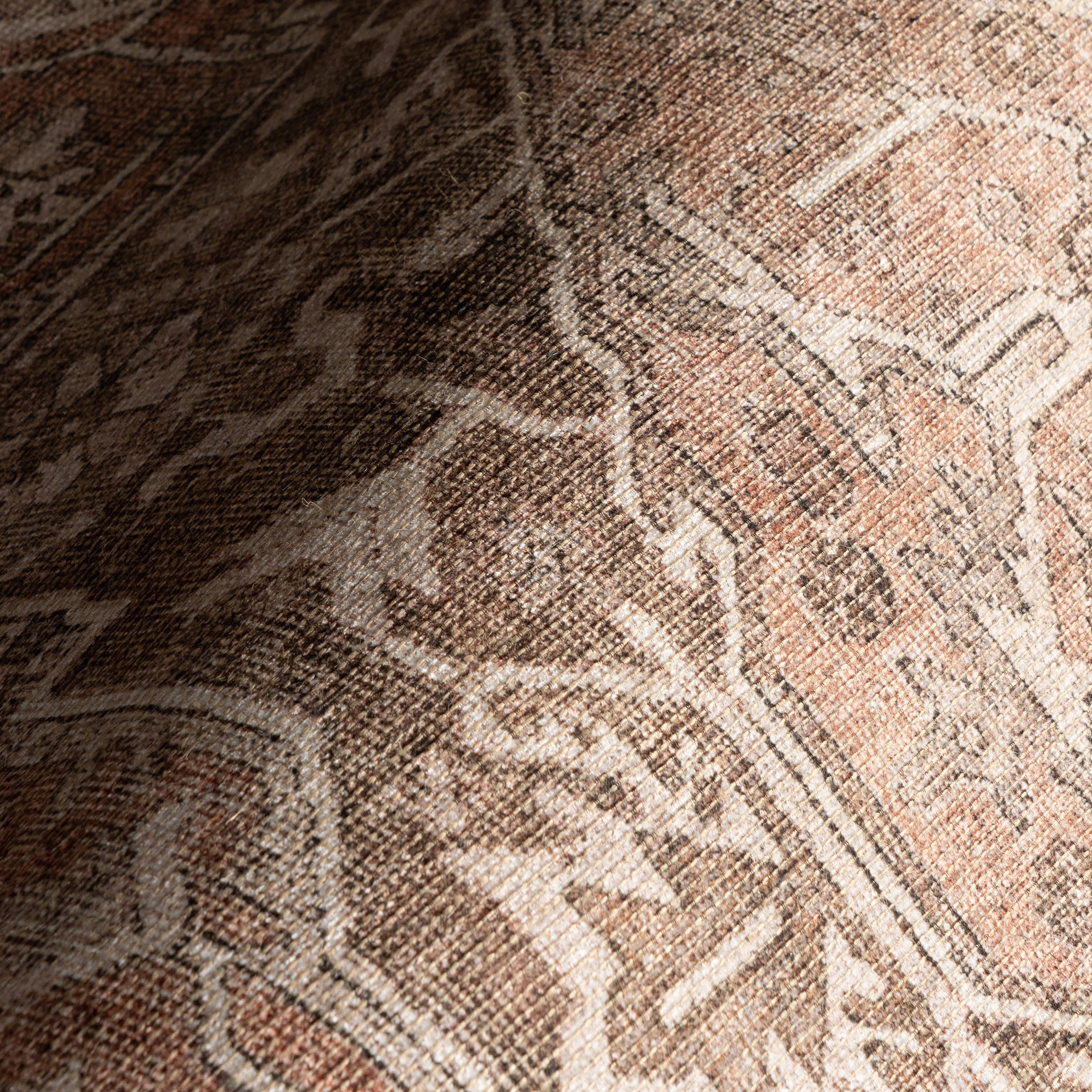 Maddison Vintage Medallion Rug | Light Brown - Image 3