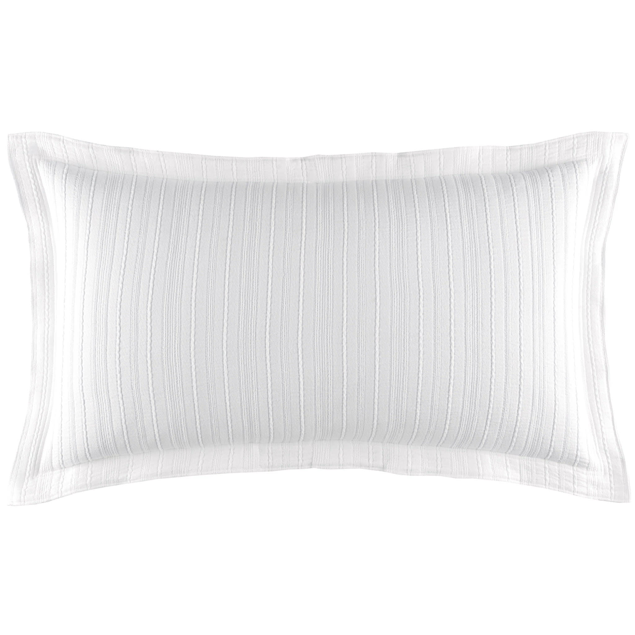 Madison Matelasse Sham | White - Image 4