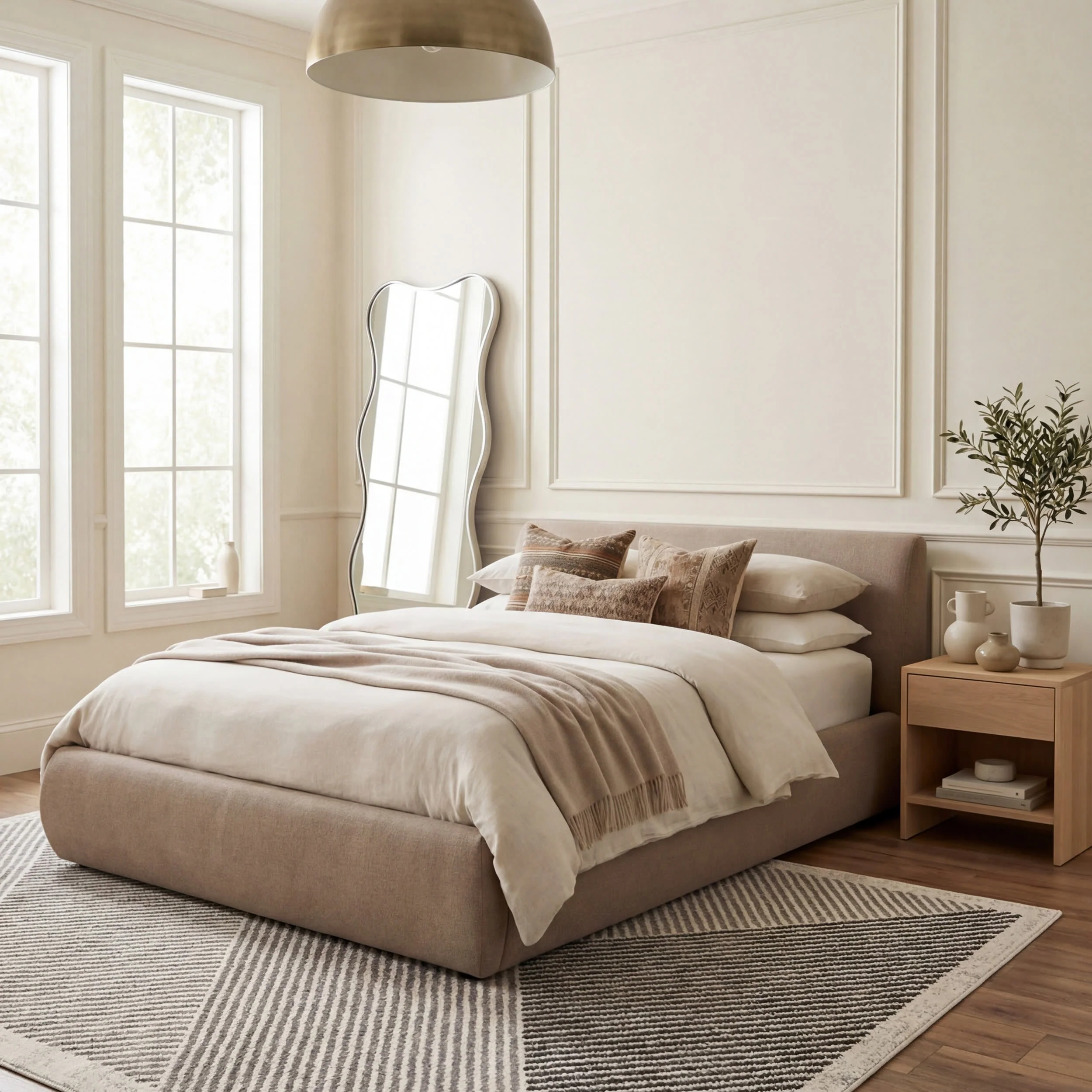 Mae Traverse Stripes Rug | Grey - Image 8
