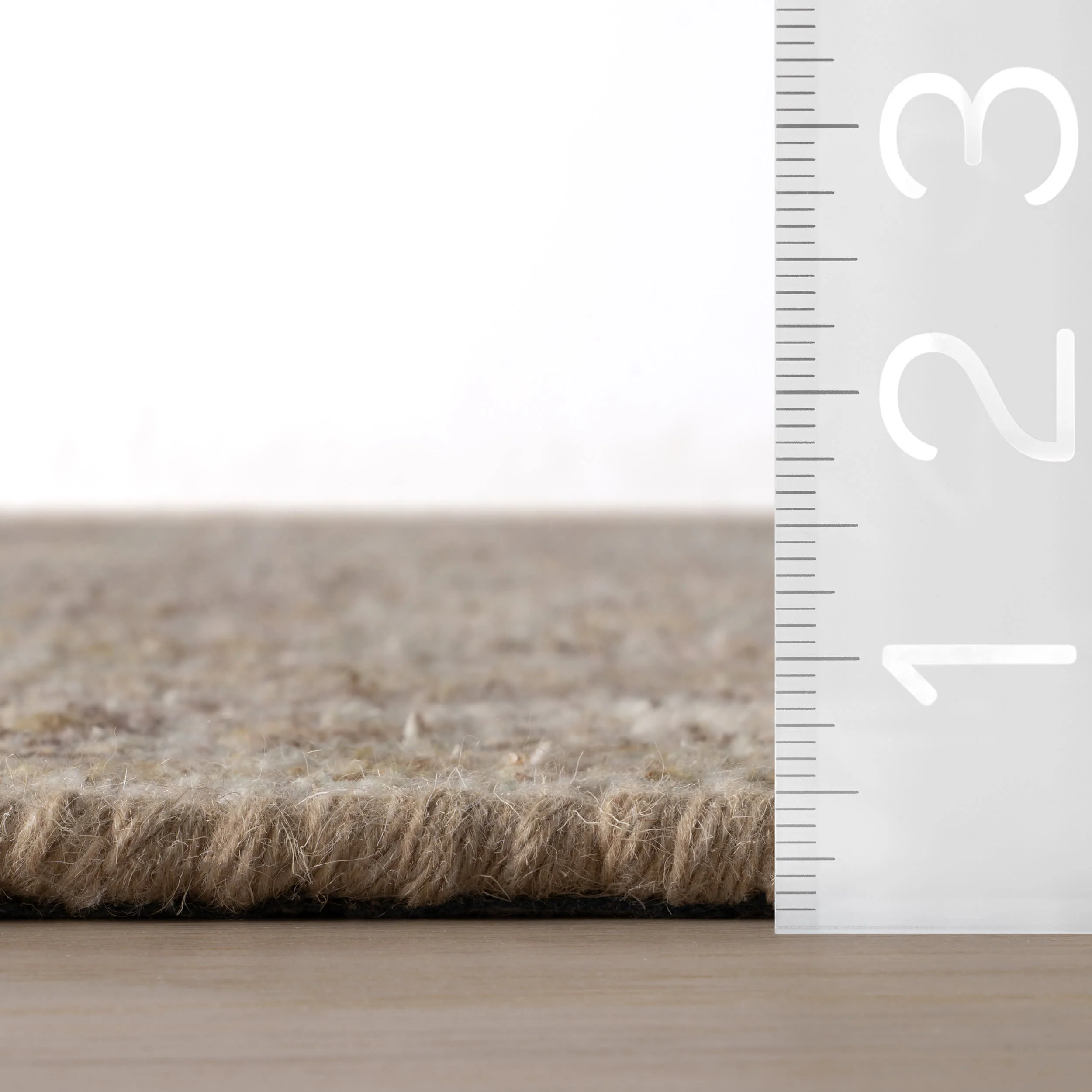 Maela Hand Tufted Wool-Blend Rug | Beige - Image 6