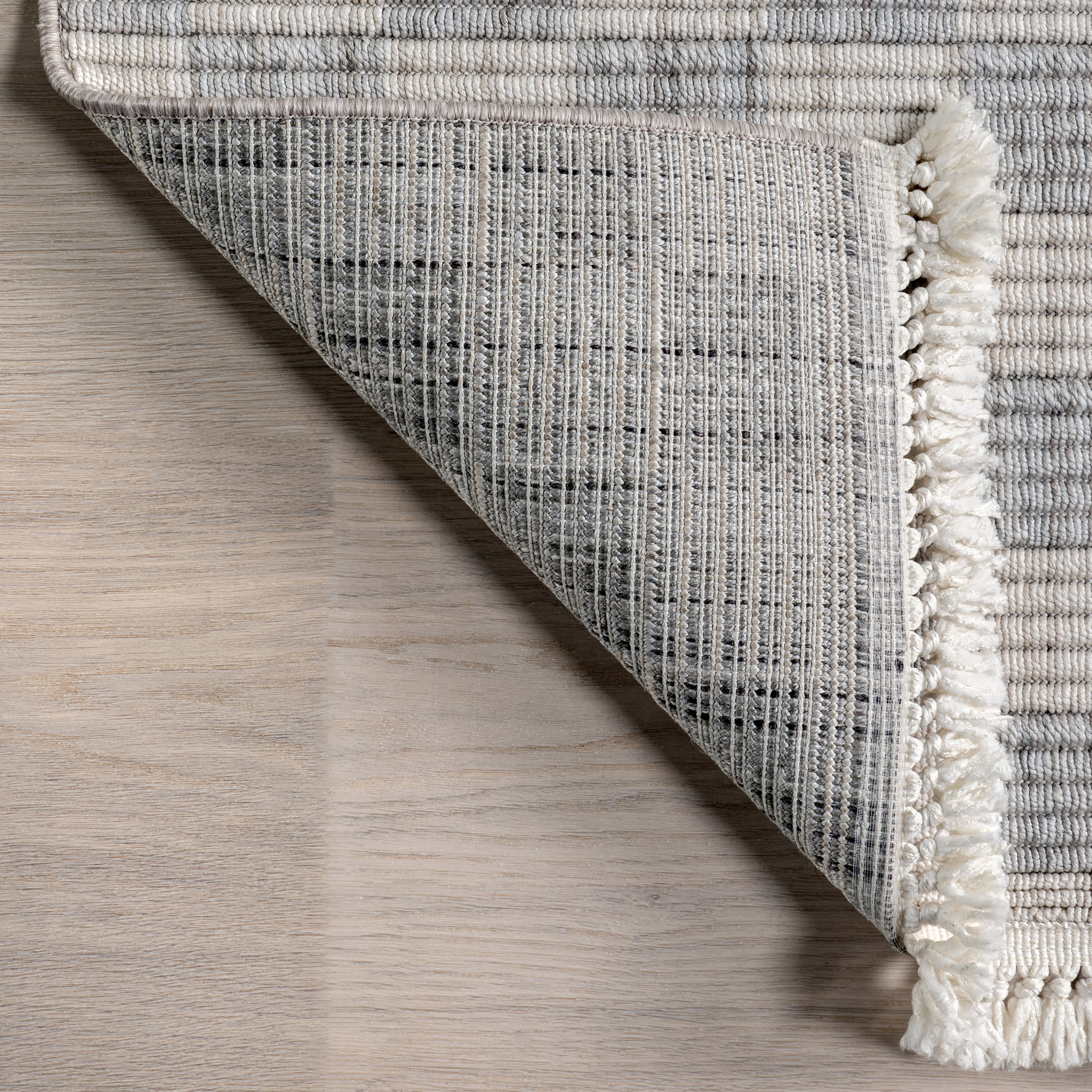 Maeve Checkered Rug | Beige - Image 6