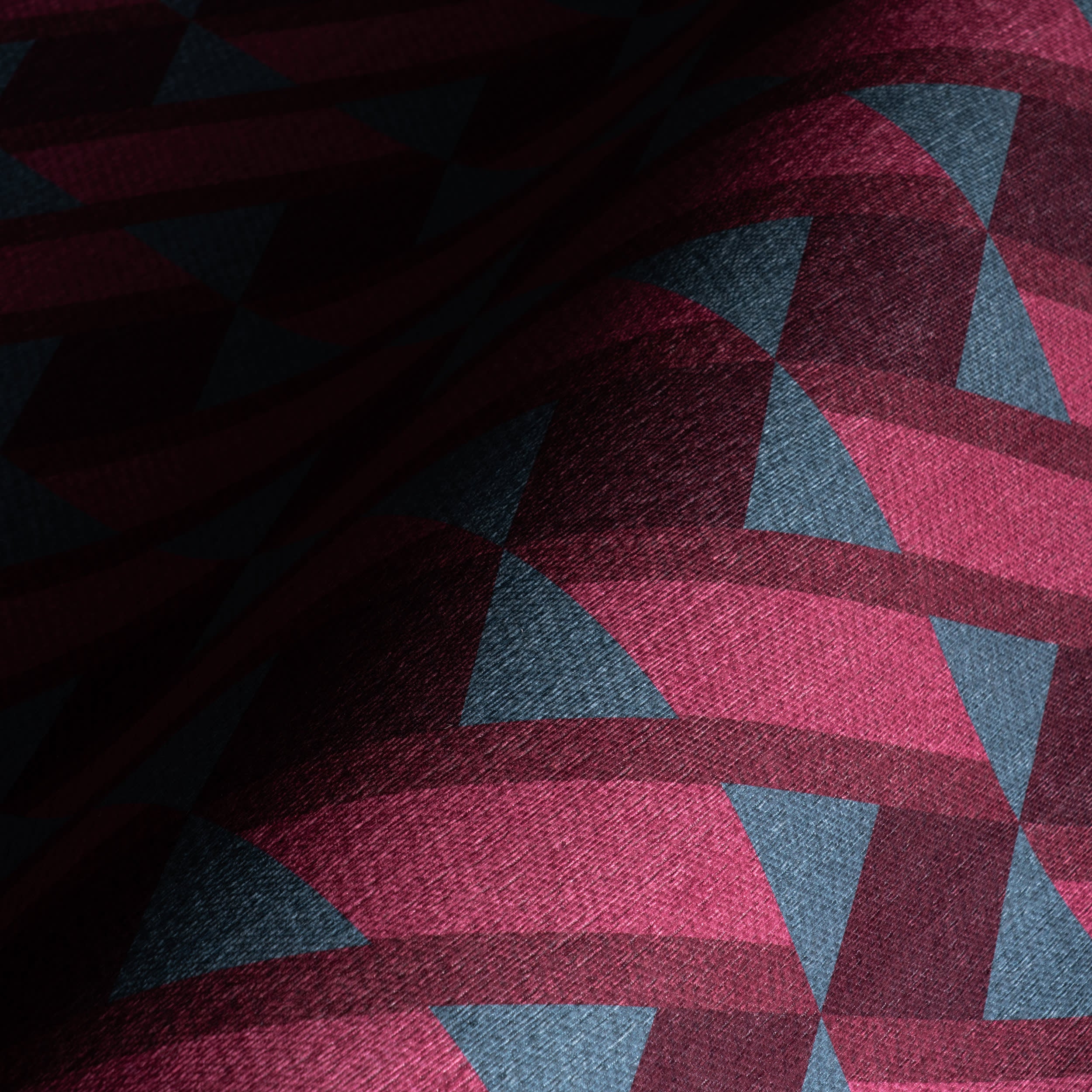 Magenta Ribbon Bordered Washable Rug by Society6 | Purple - Image 3