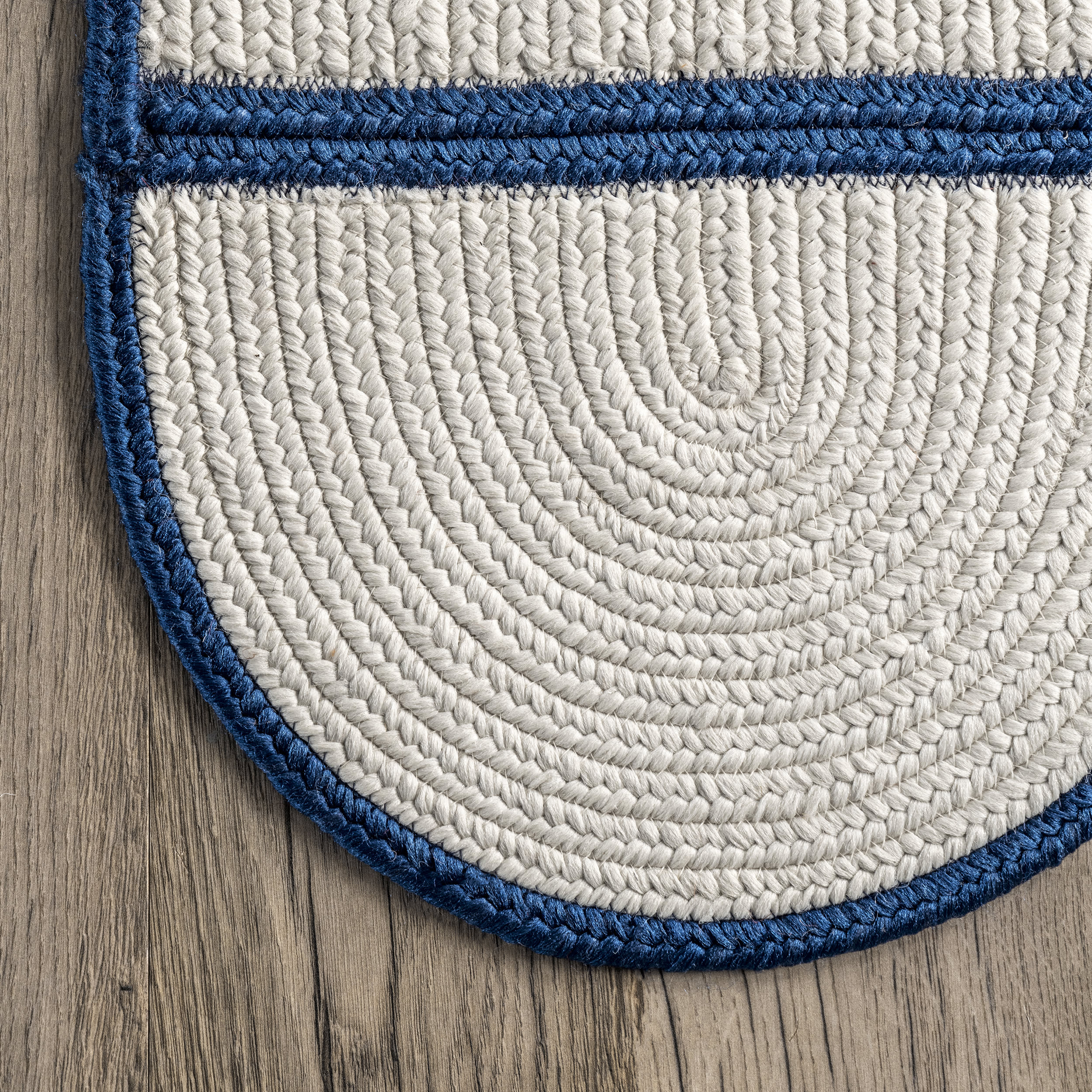 Maggie Contemporary Shapes Indoor/Outdoor Rug | Blue - Image 3