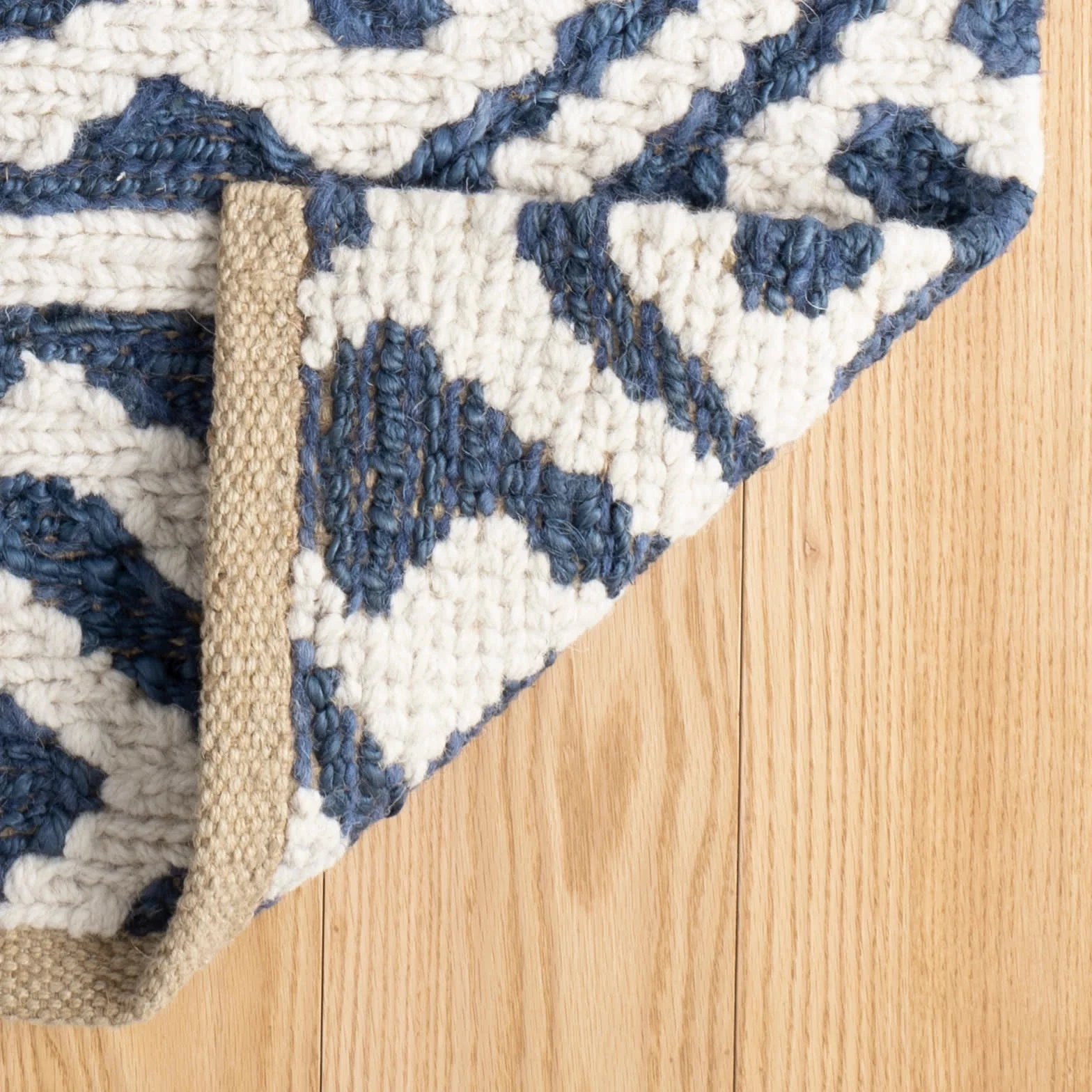 Magnolia Handwoven Jute Rug | Blue - Image 6