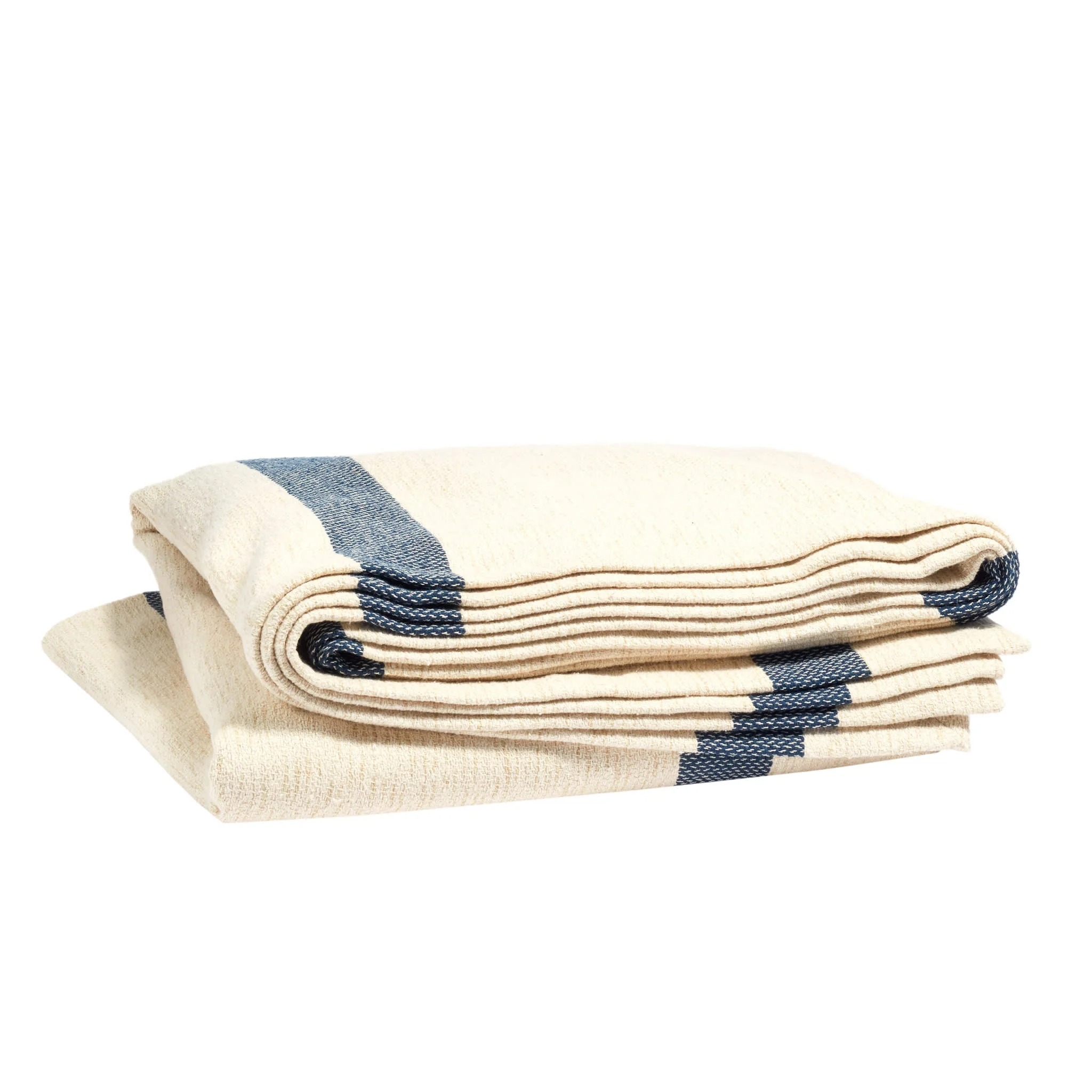 Magnolia Stripe Blanket | Navy - Image 4