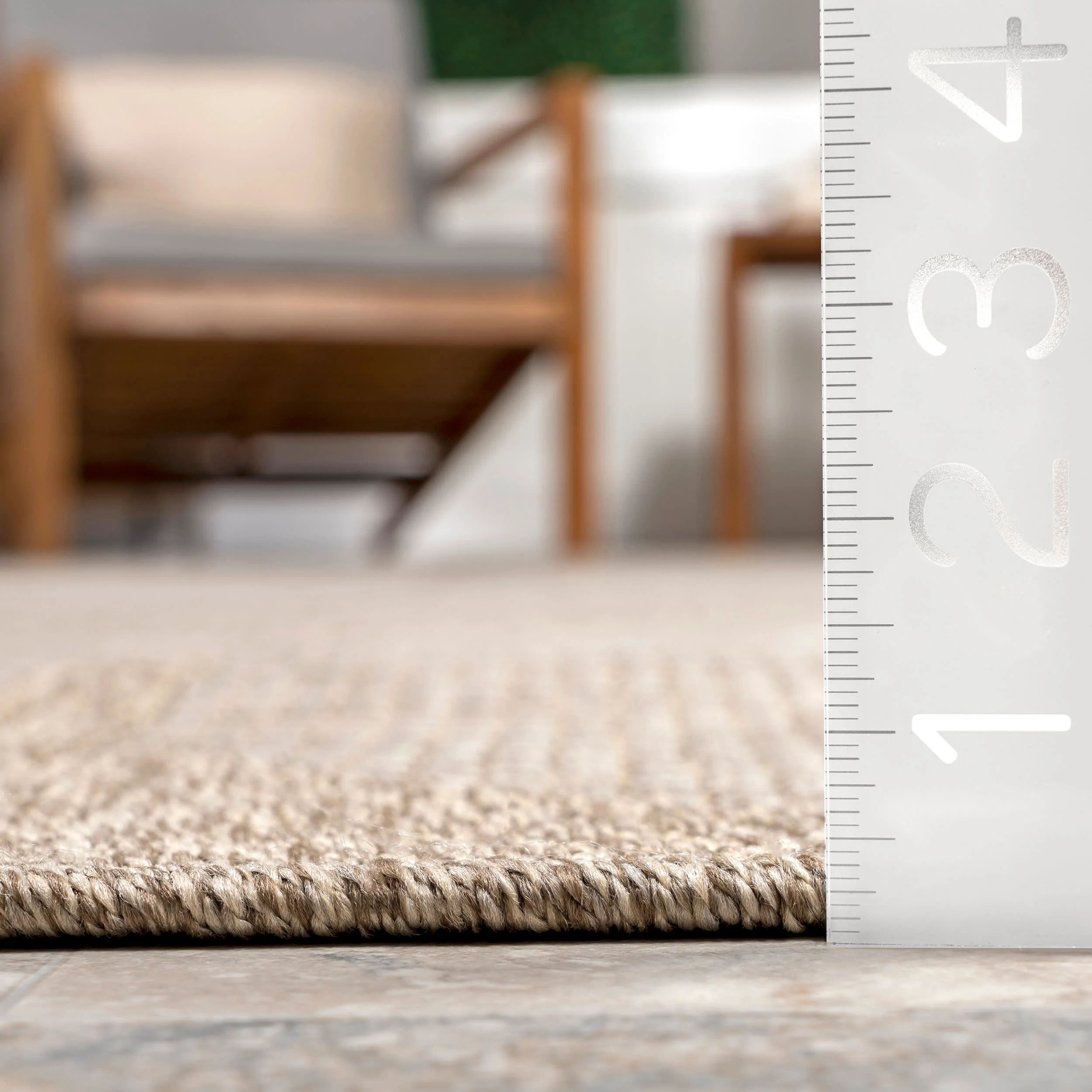 Mahala Geometric Collage Indoor/Outdoor Rug | Tan - Image 5