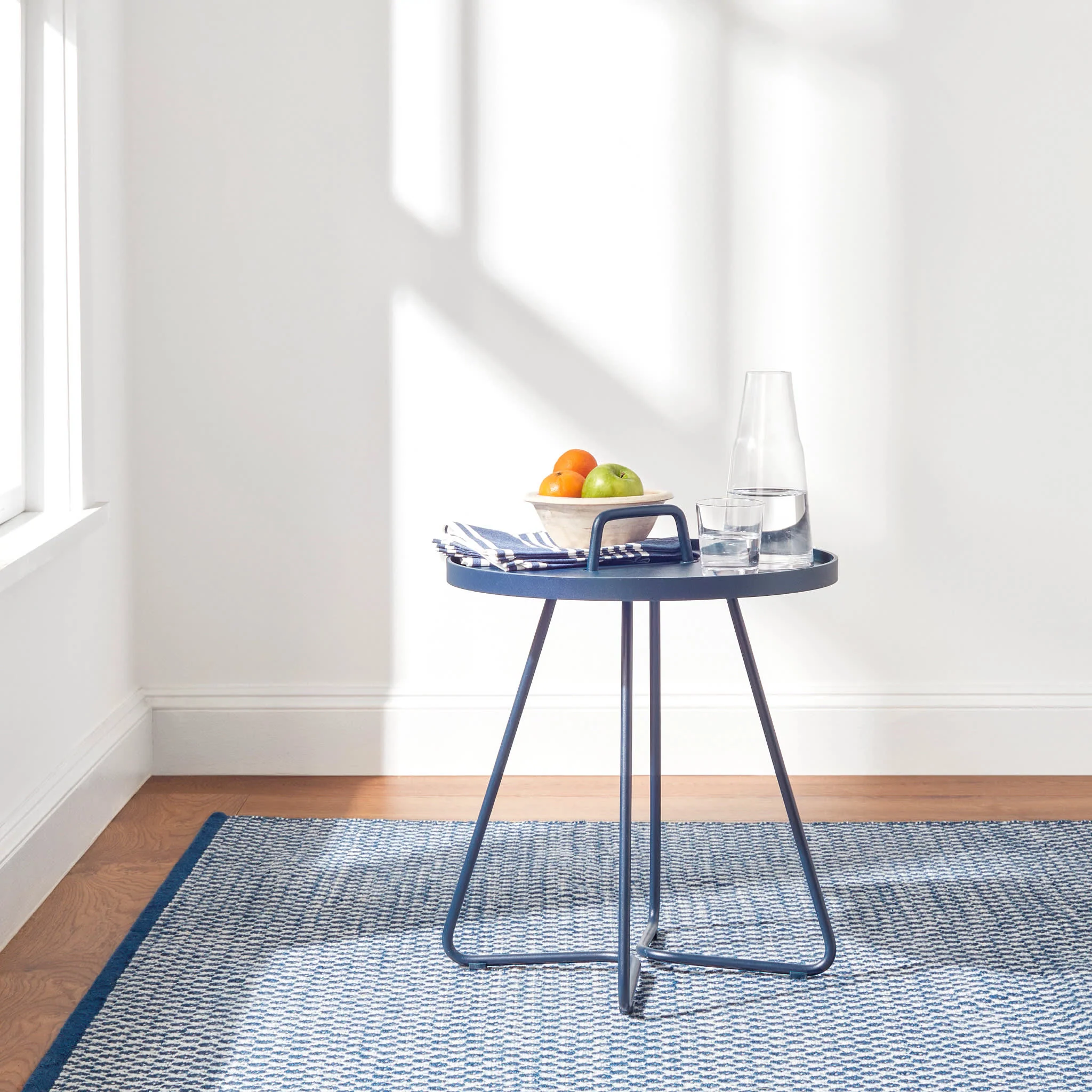 Mainsail Handwoven Indoor/Outdoor Rug | Navy - Image 2