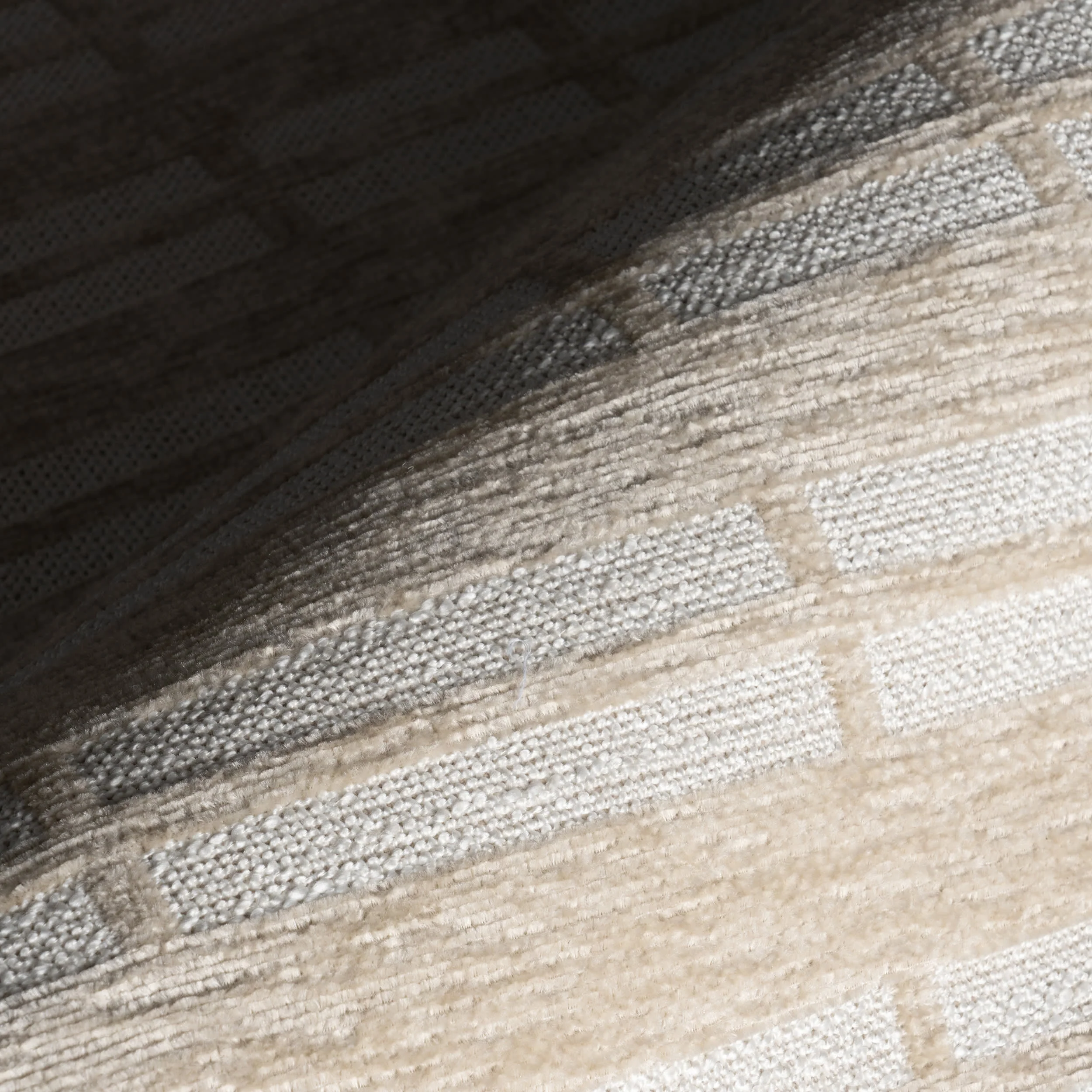 Malaya Striped Reversible Washable Rug | Taupe - Image 3
