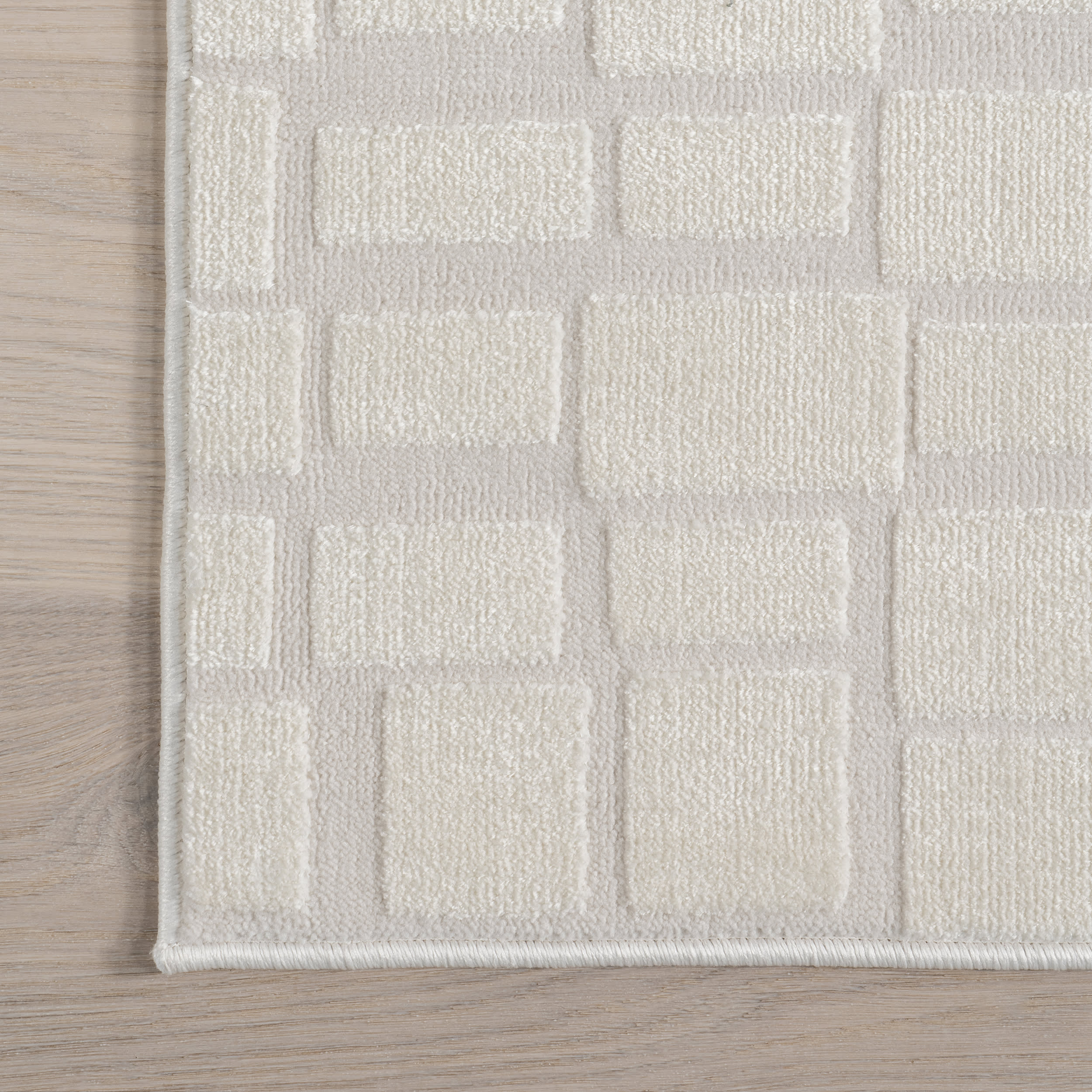 Malin Geometric Rug | Cream - Image 3