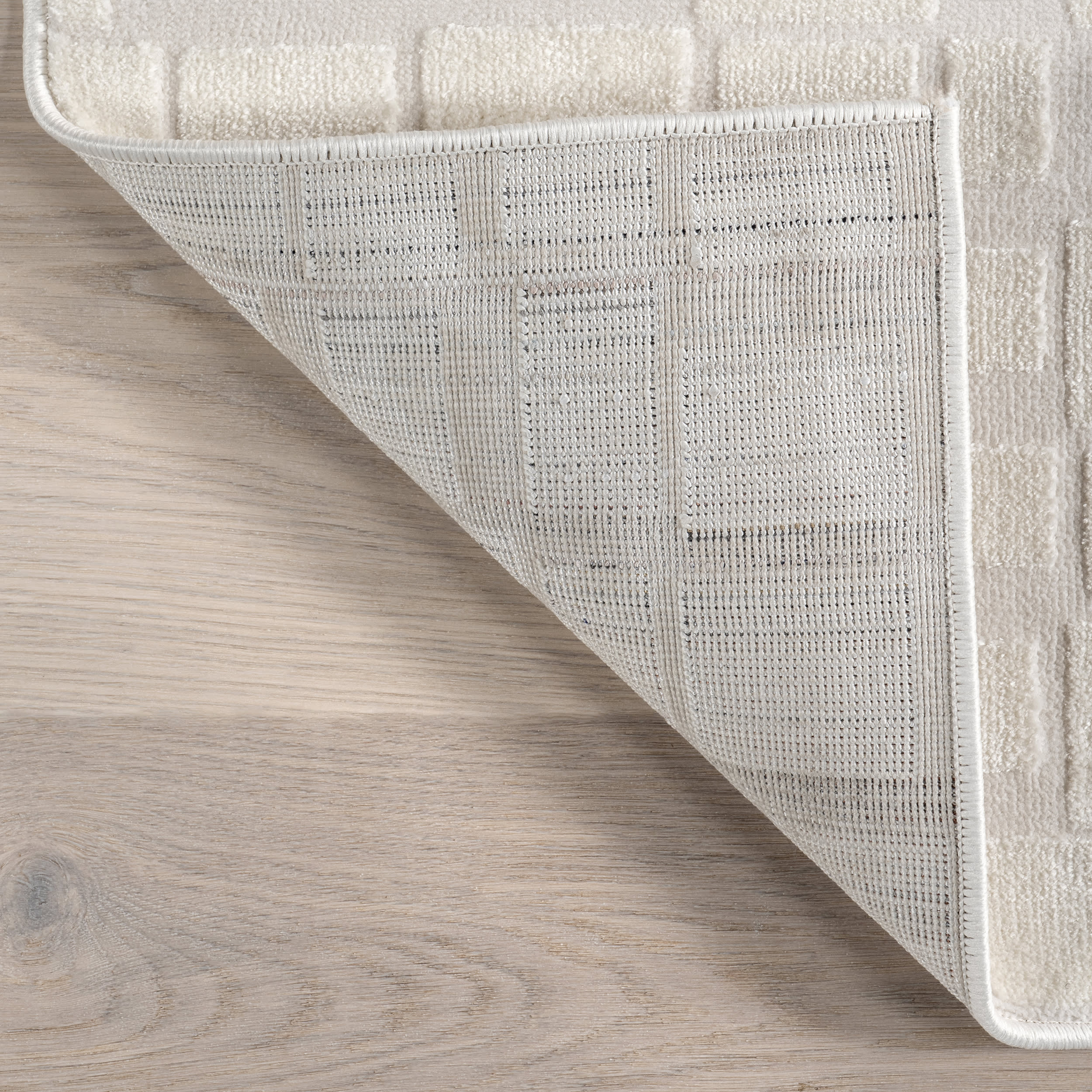 Malin Geometric Rug | Cream - Image 6