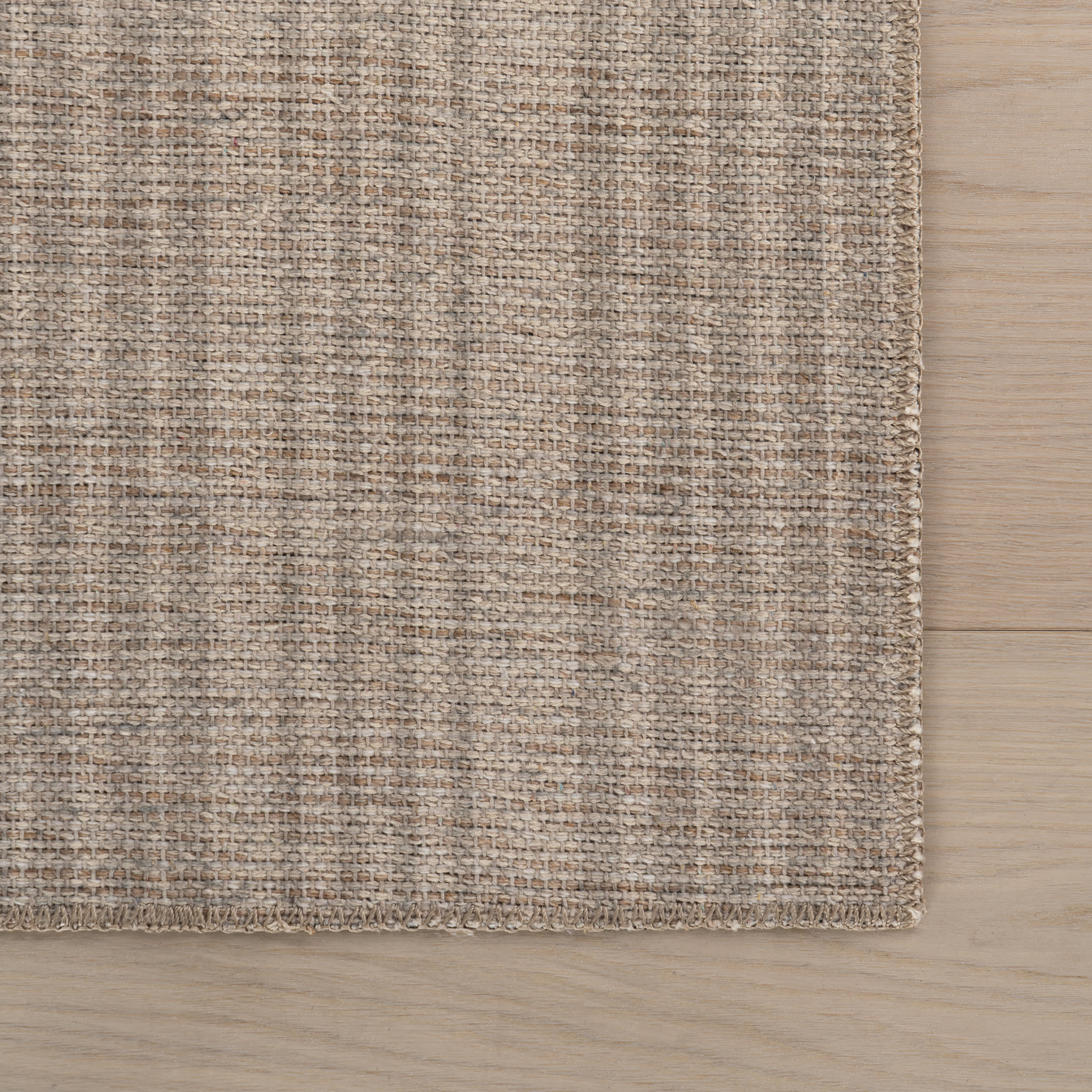 Malina Modern Striped Washable Rug | Beige - Image 4