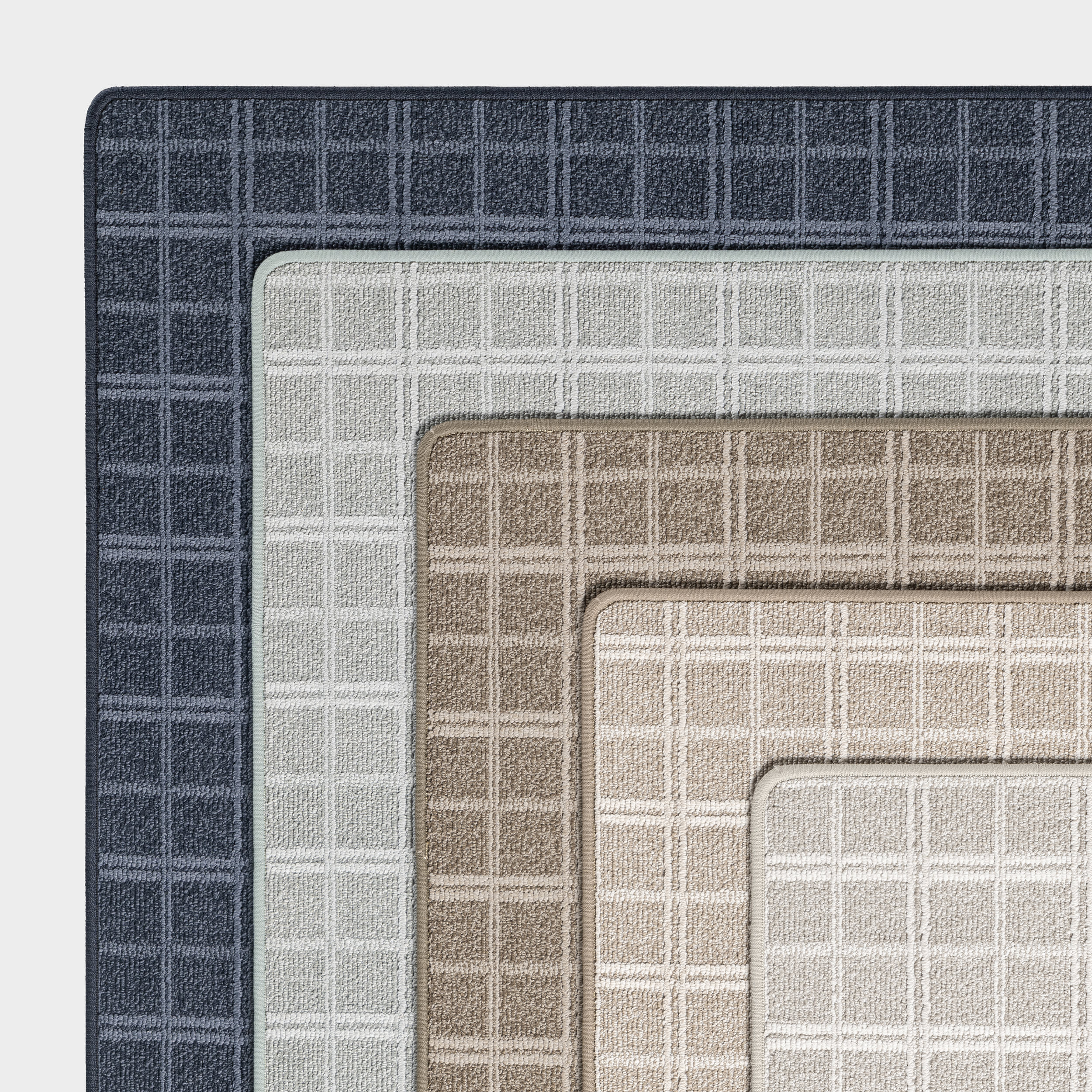 Mallard Plaid Ridged Custom Rug | Oatmeal - Image 5