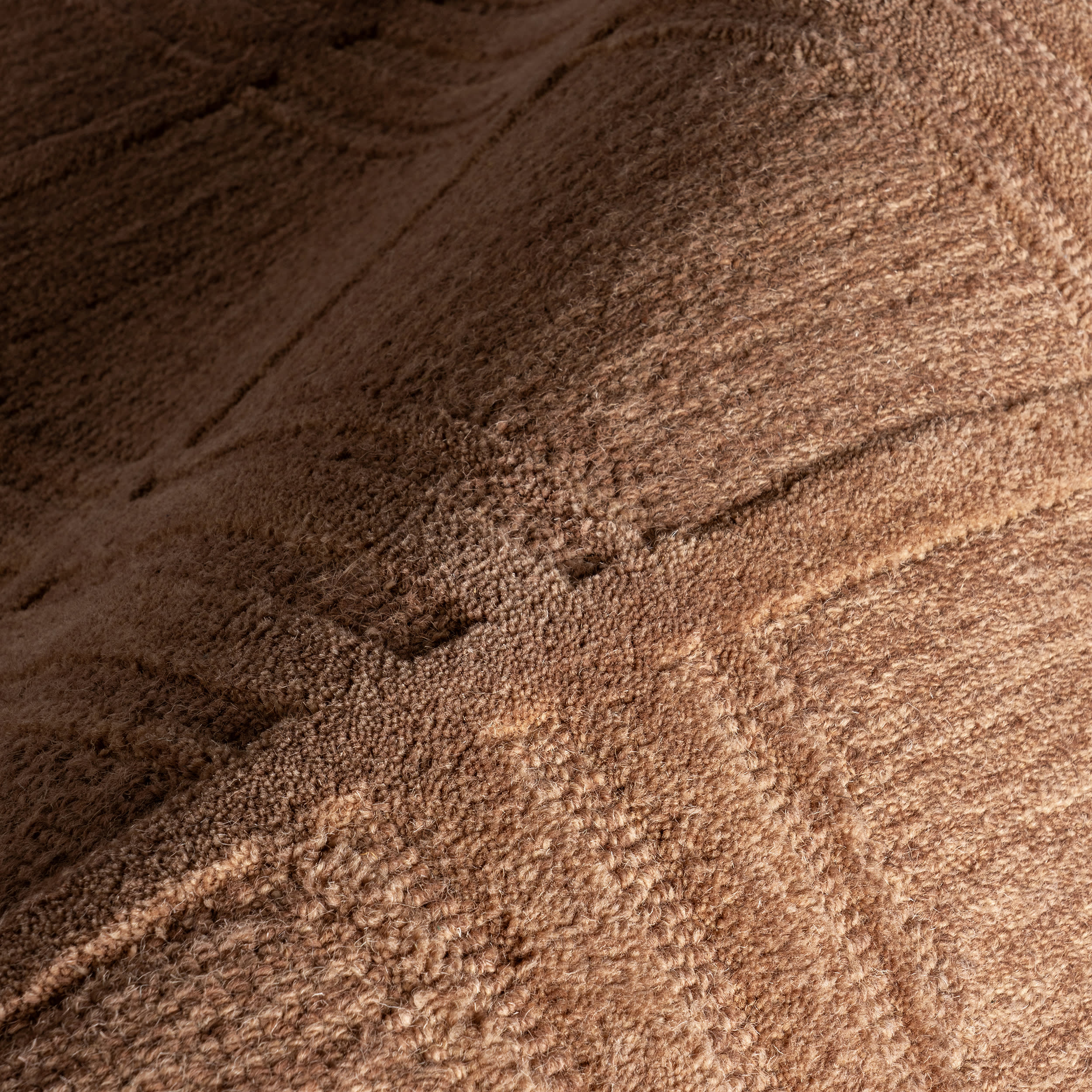 Mallory Checked Wool Rug | Rust - Image 3
