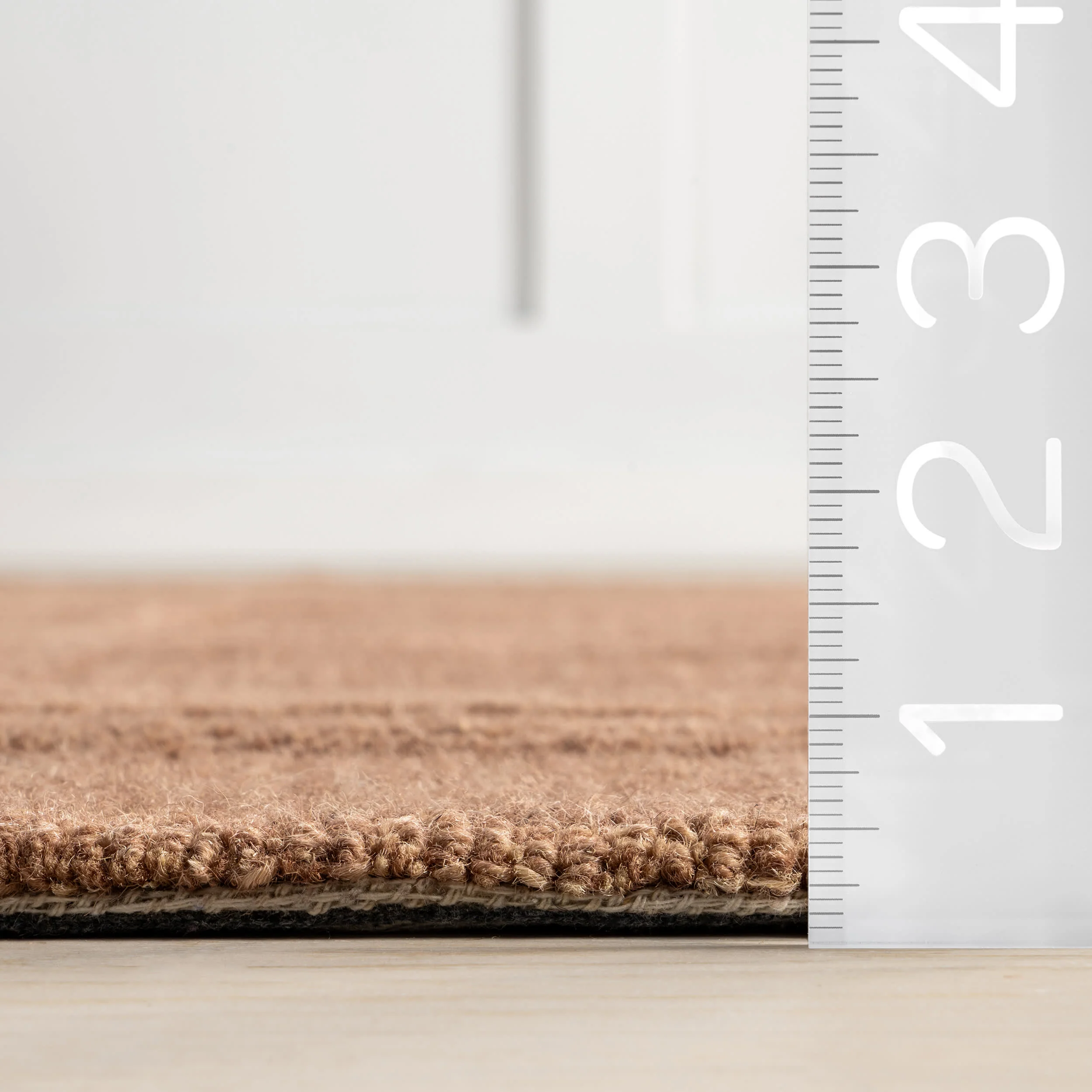 Mallory Checked Wool Rug | Rust - Image 5