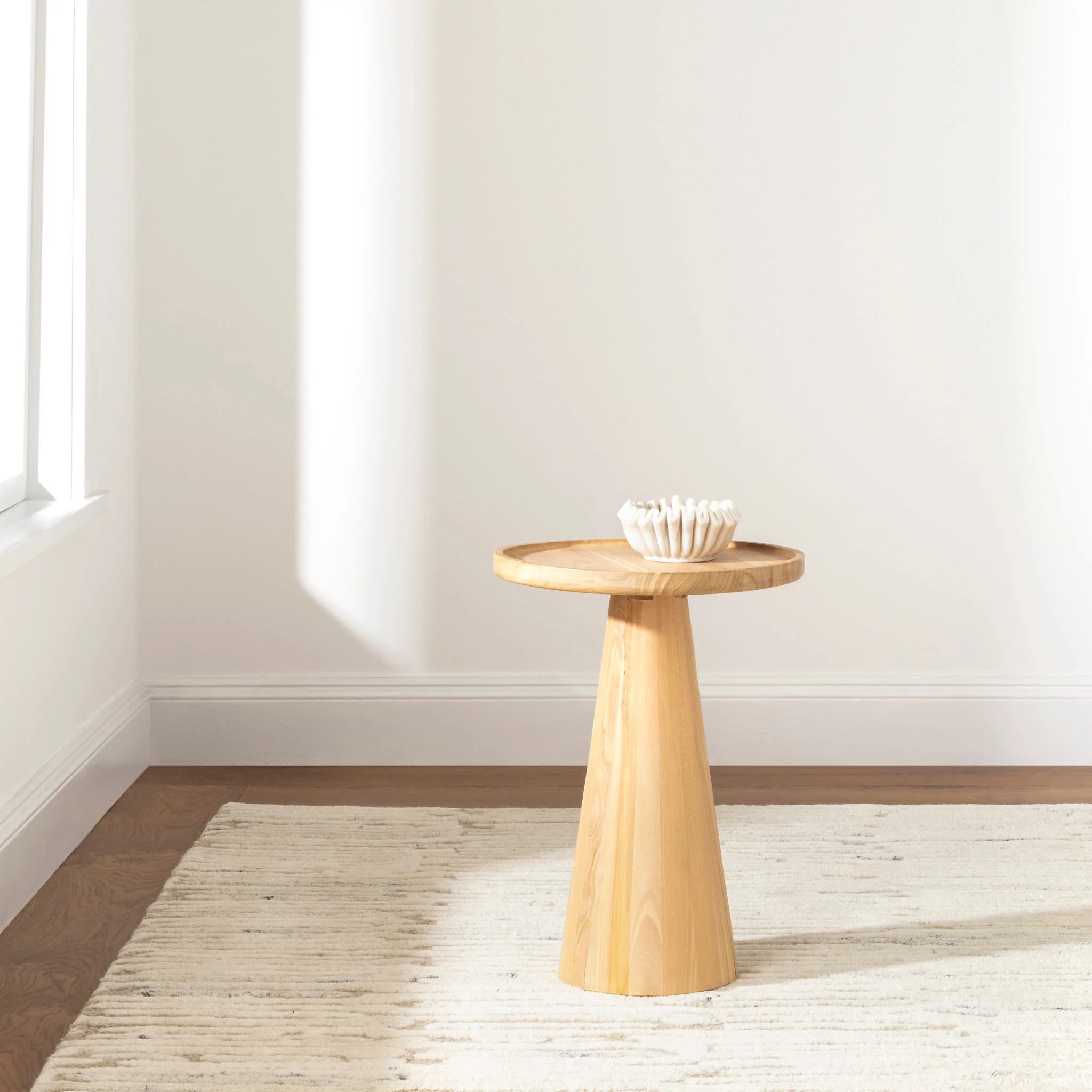 Malone Hand Tufted Wool Rug | Oatmeal - Image 3