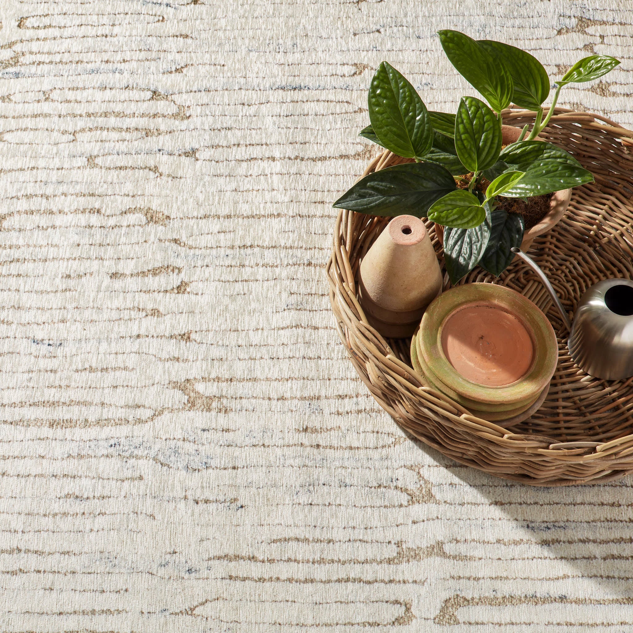 Malone Machine Washable Rug | Oatmeal - Image 3