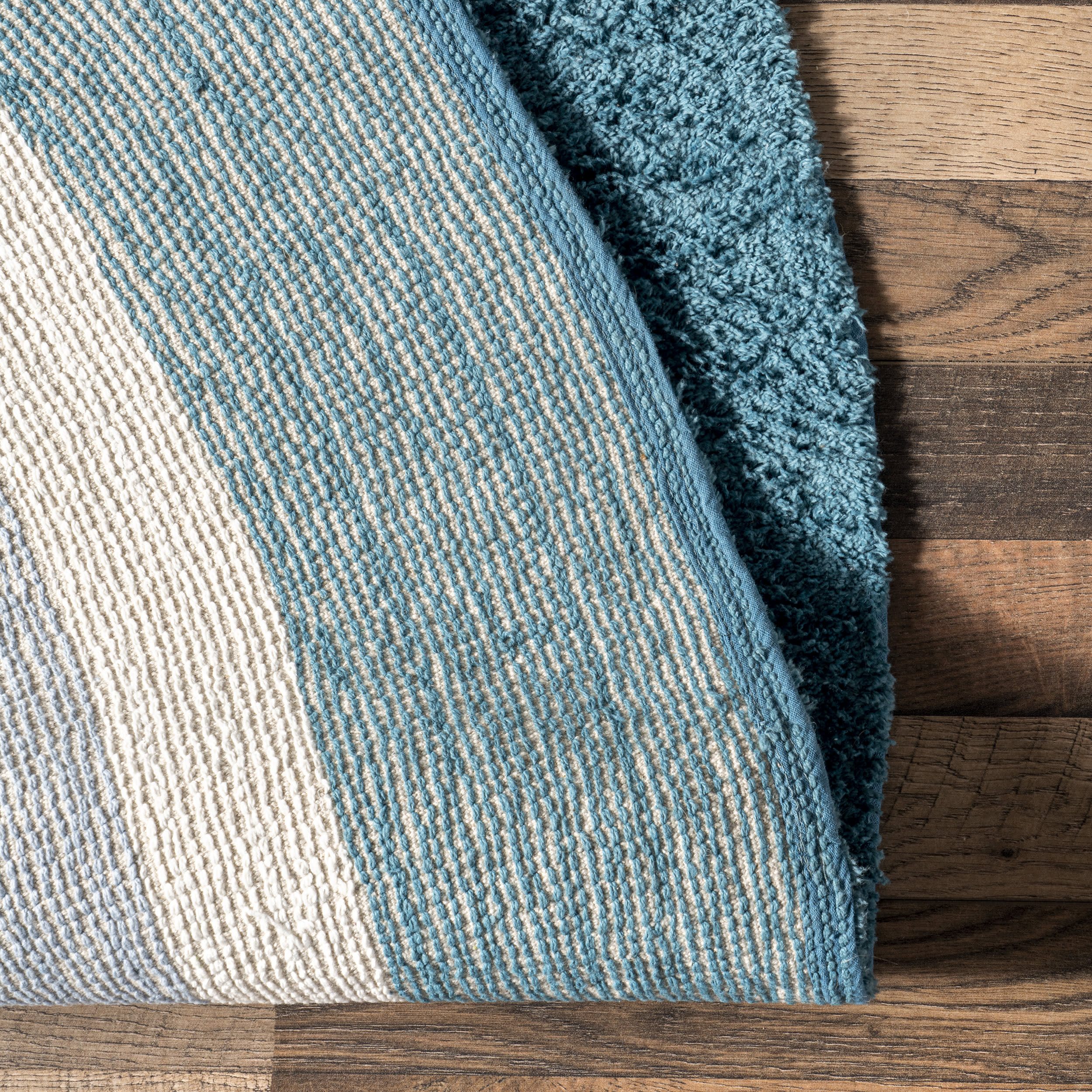 Malory Rainbow Kids Washable Rug | Blue - Image 6