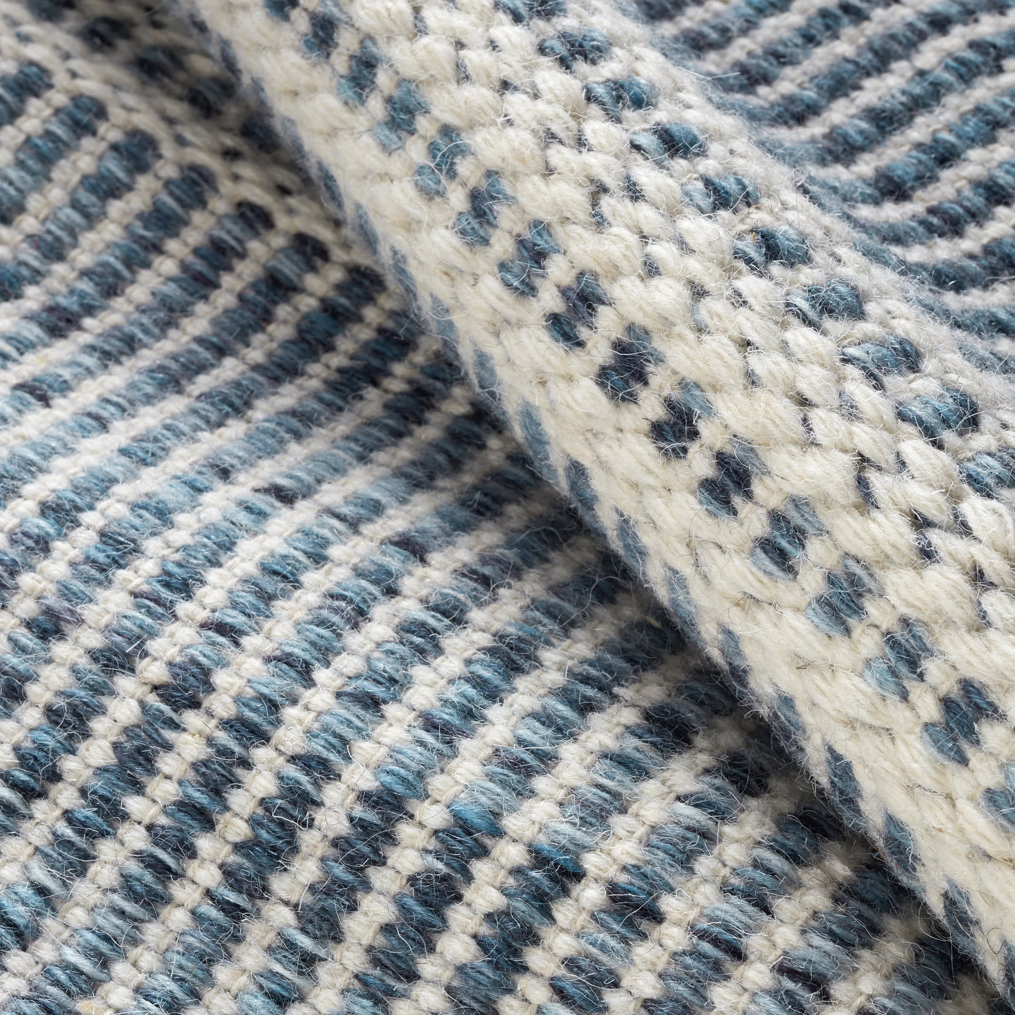 Malta Handwoven Wool Rug | Blue - Image 10