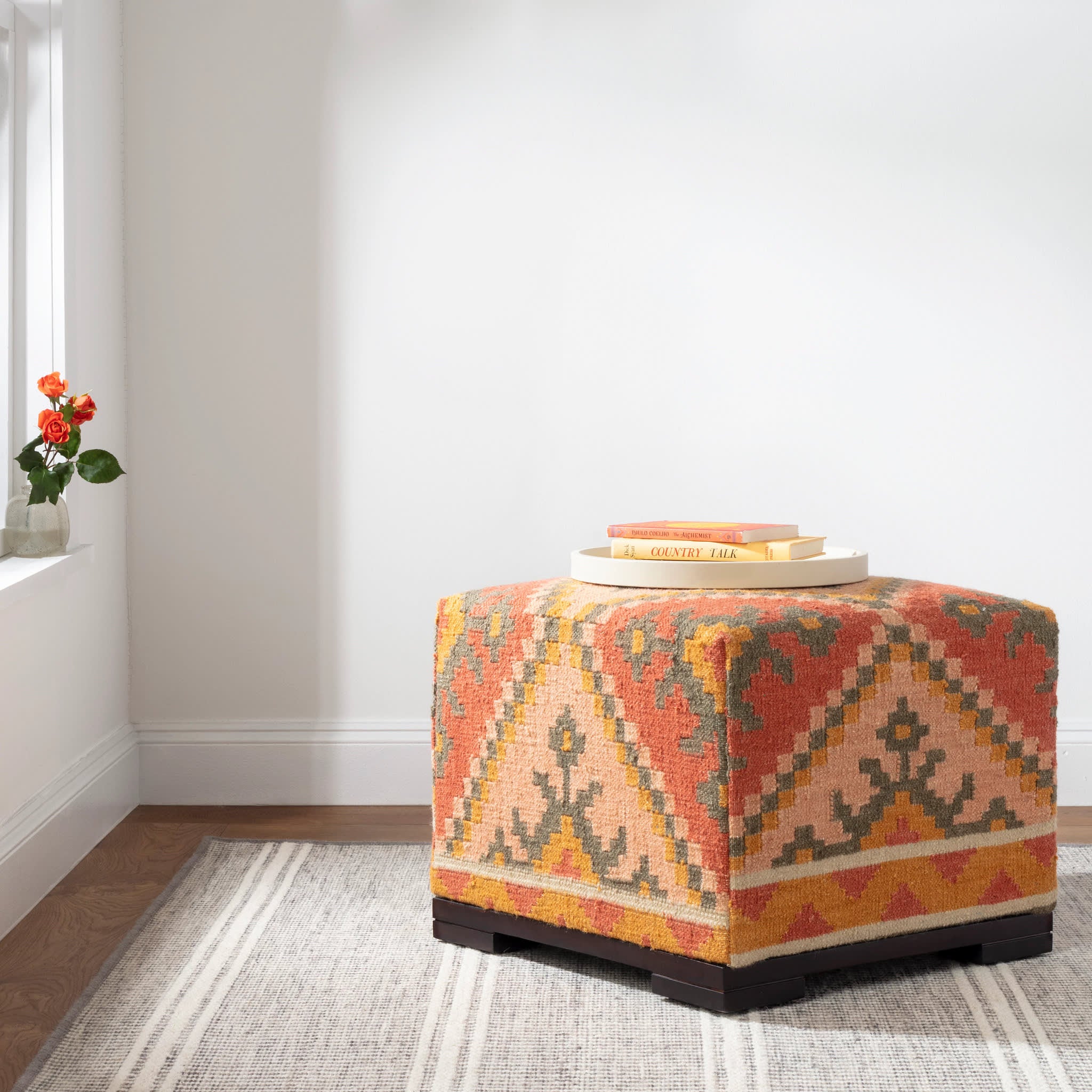 Malta Handwoven Wool Custom Rug | Grey - Image 2