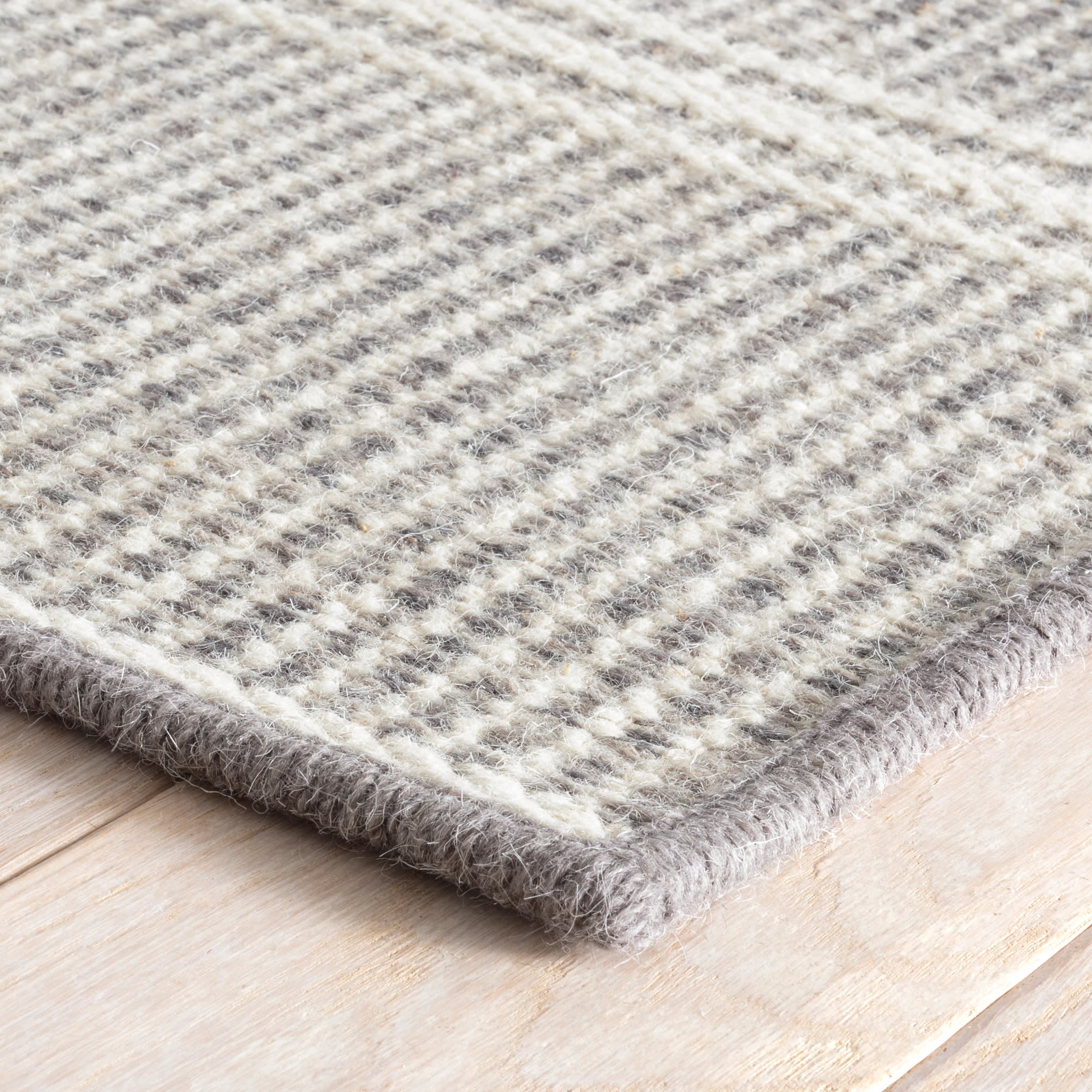 Malta Handwoven Wool Custom Rug | Grey - Image 4