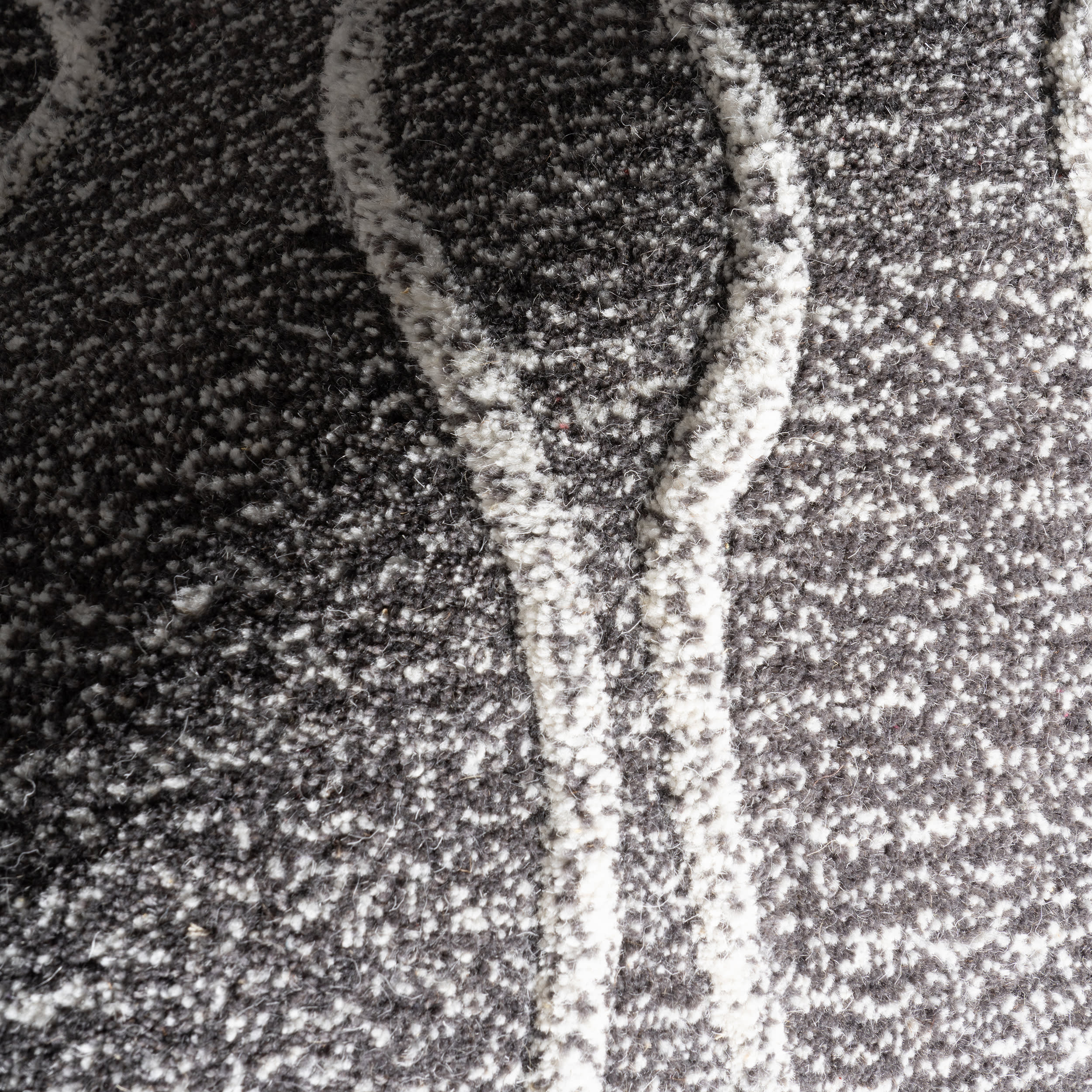 Mana Abstract Wool Rug | Grey - Image 3