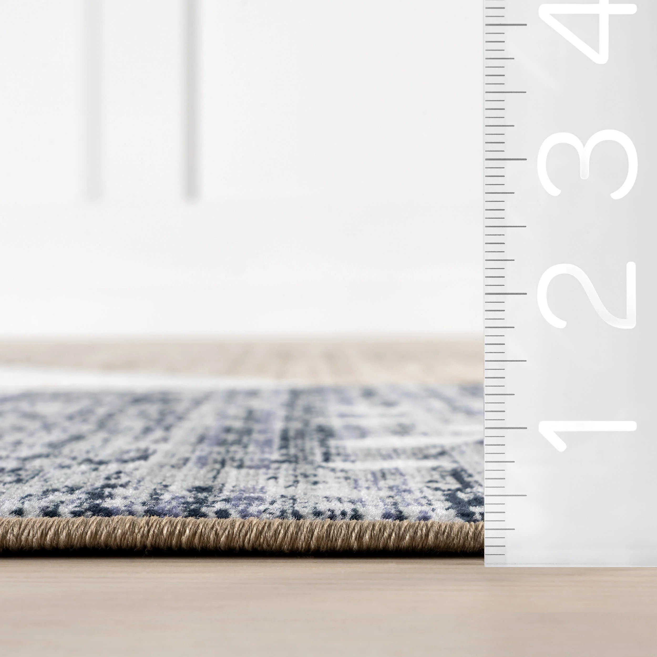 Manaslu Sunrise Fringed Rug | Light Brown - Image 5