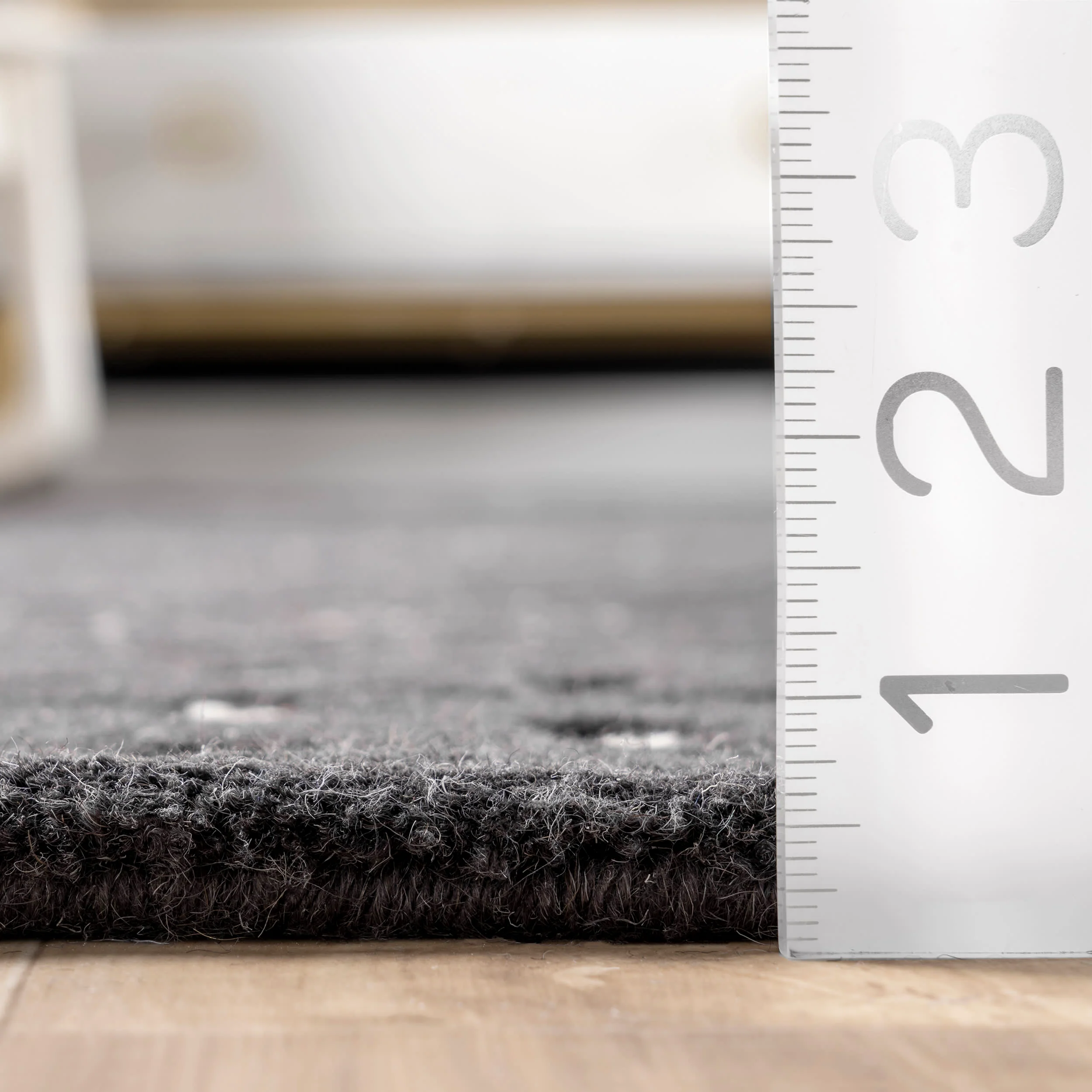 Mandia Striped Rug | Charcoal - Image 4