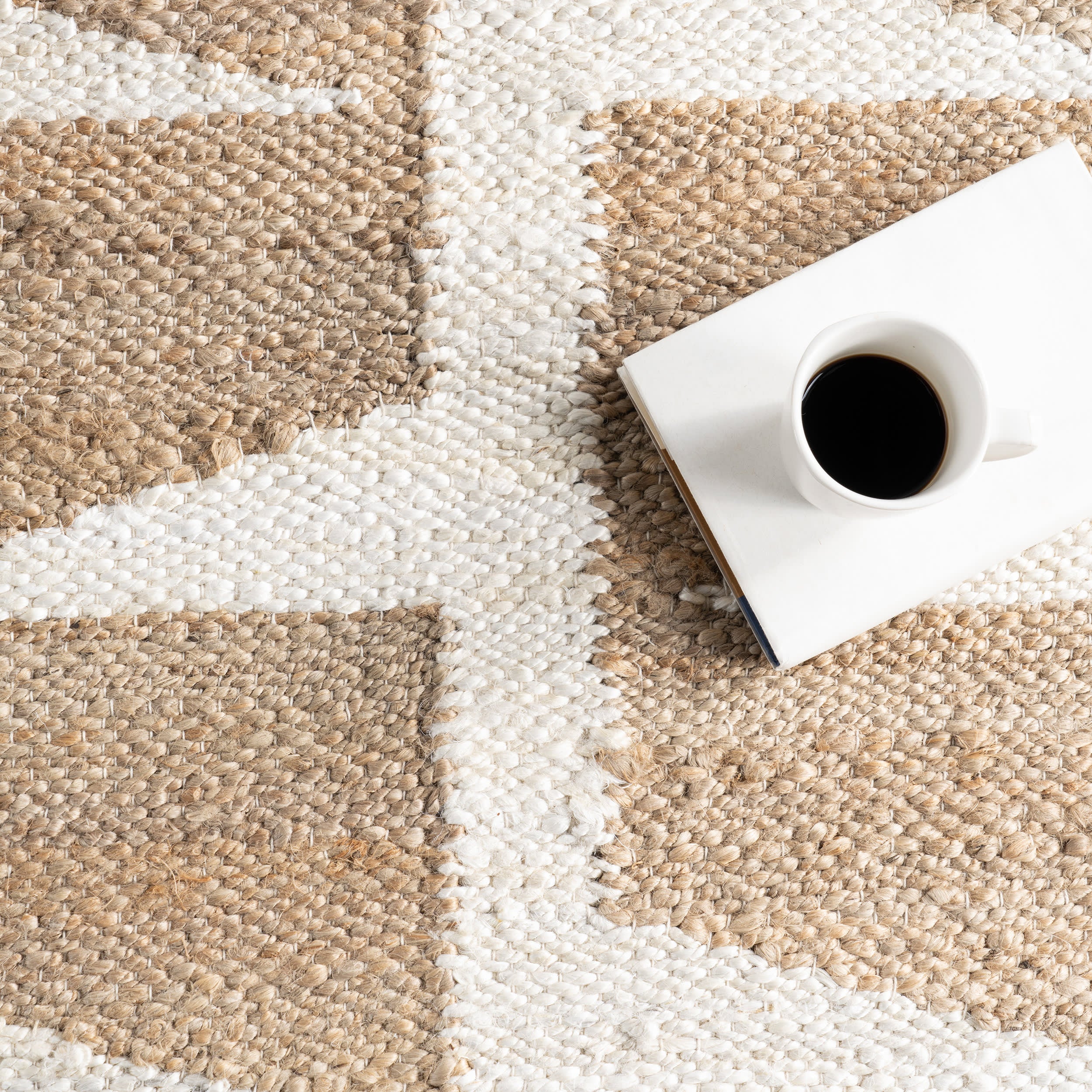 Manon Geometric Rug | Natural - Image 8