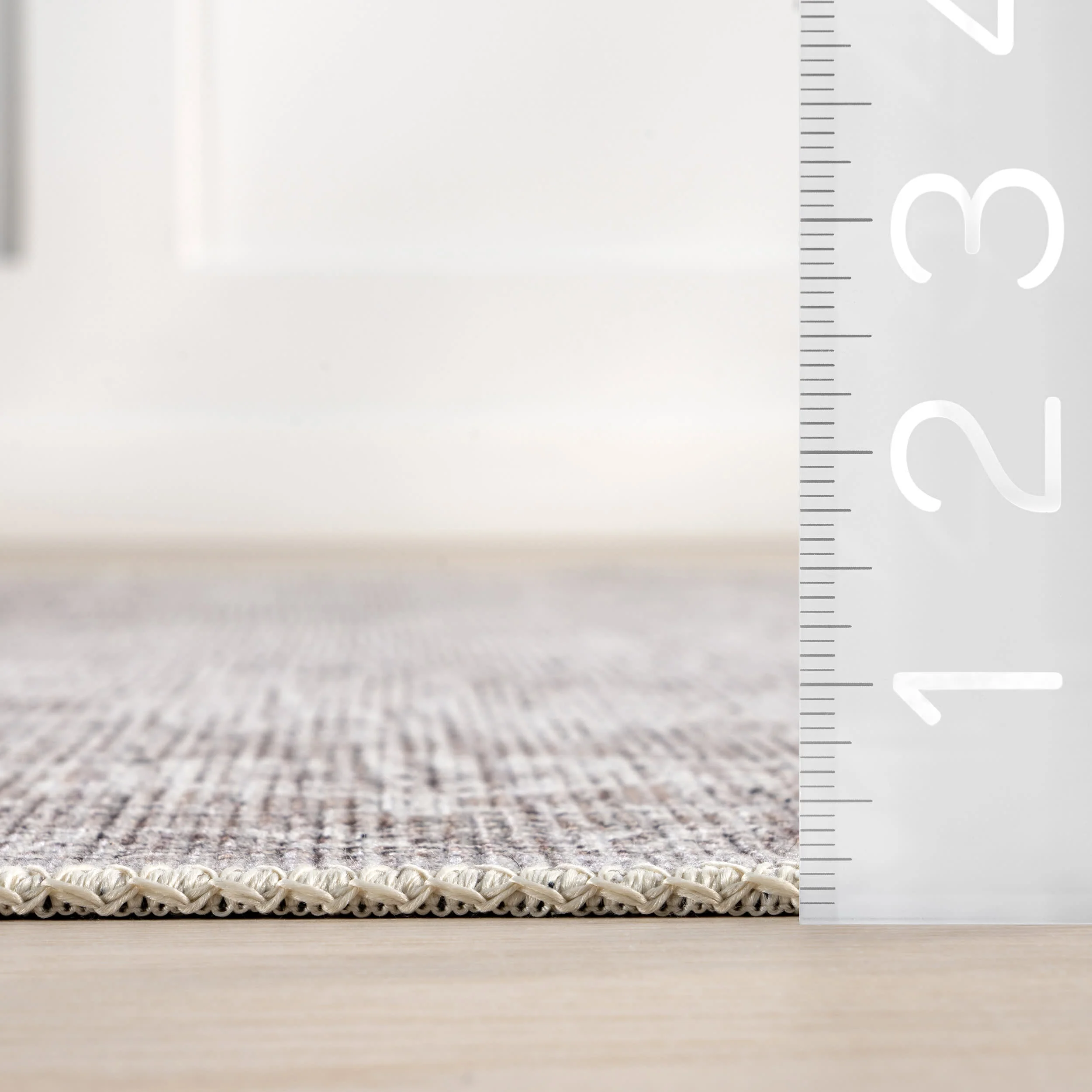 Manuela Medallion Washable Rug | Beige - Image 6