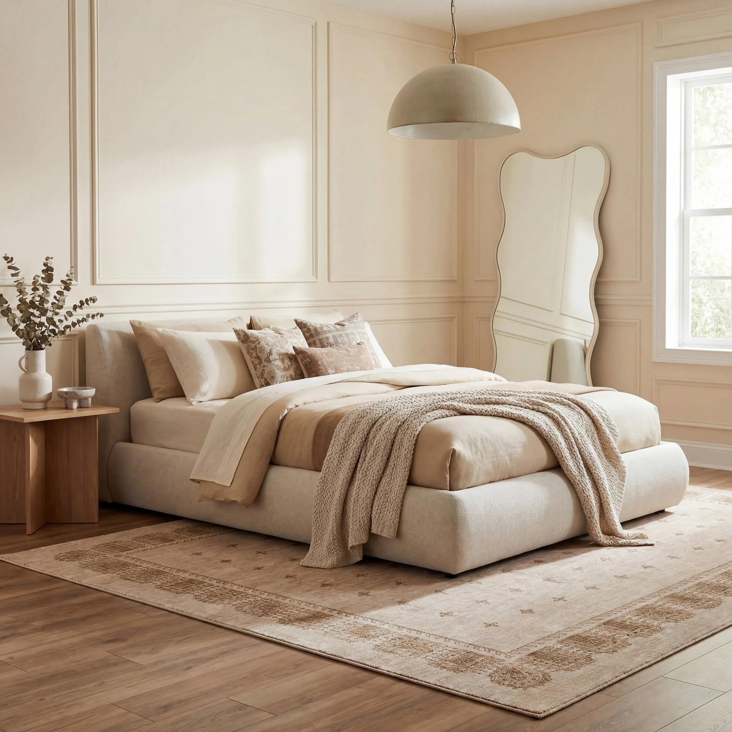 Manvie Traditional Washable Rug | Brown - Image 10
