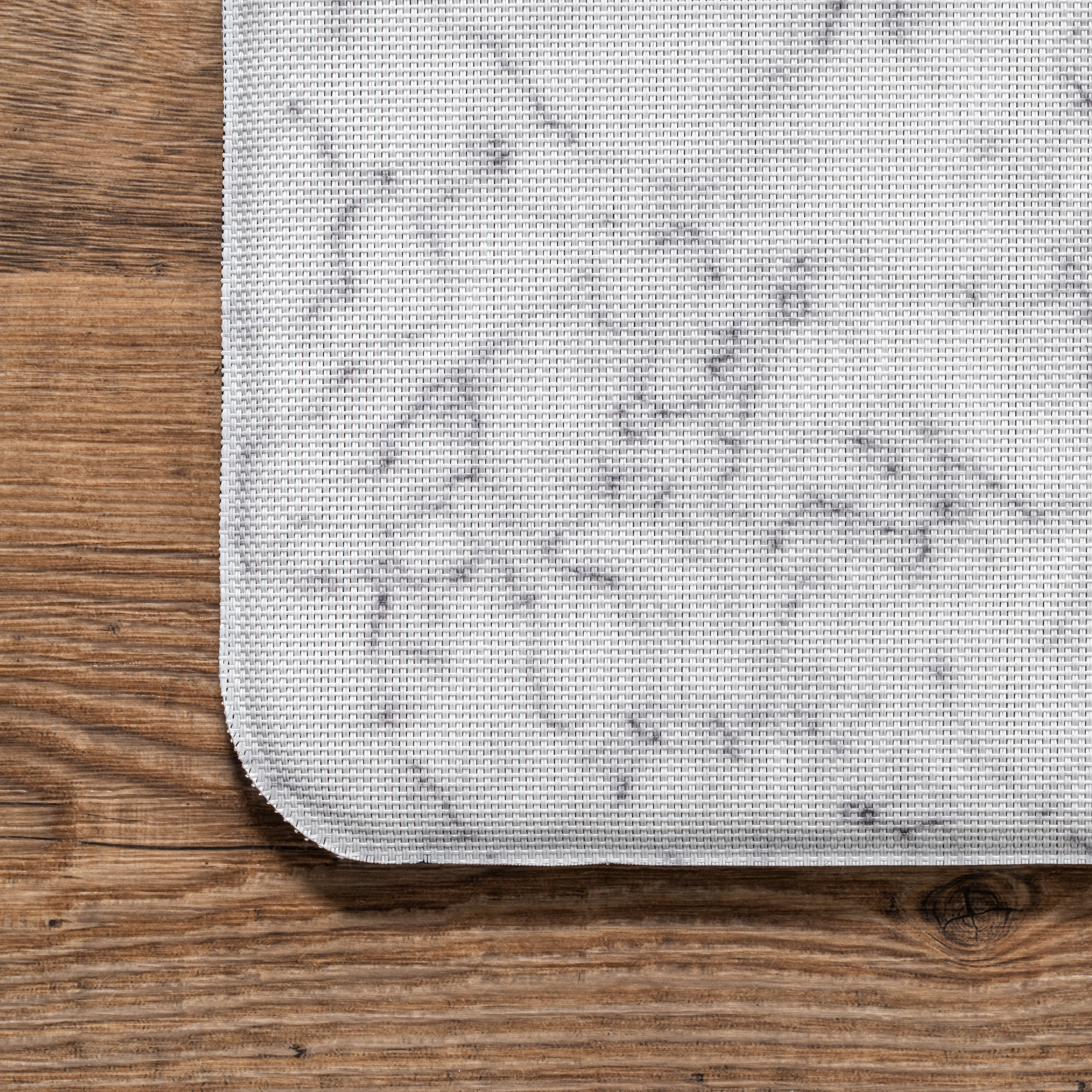 Marbled Abstract Printed Anti-Fatigue Mat | Light Grey - Image 3
