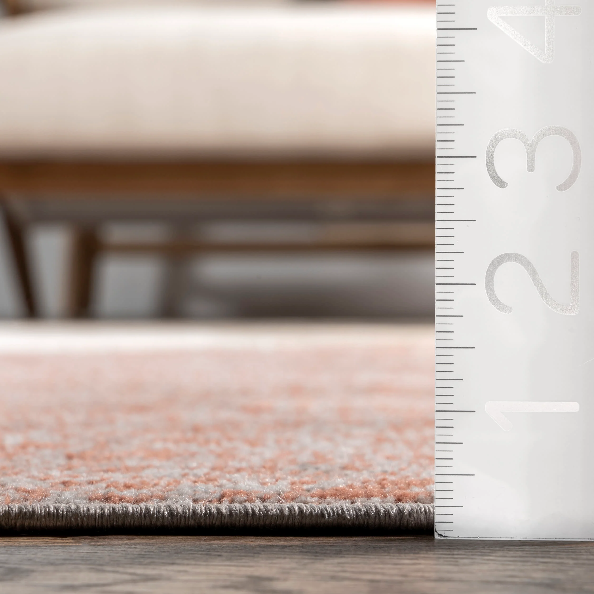 Mareli Abstract Shape Rug | Beige - Image 5