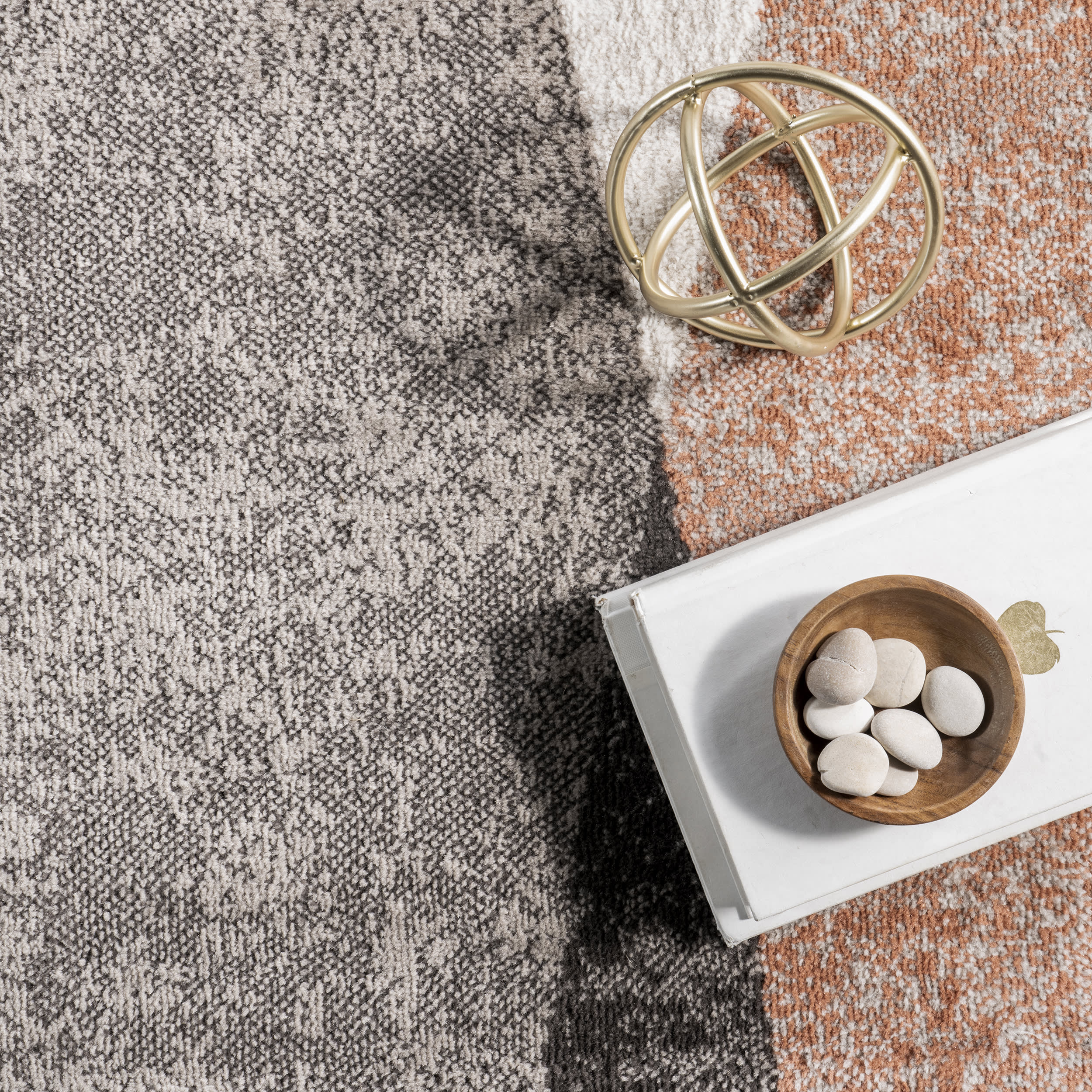 Mareli Abstract Shape Rug | Beige - Image 7