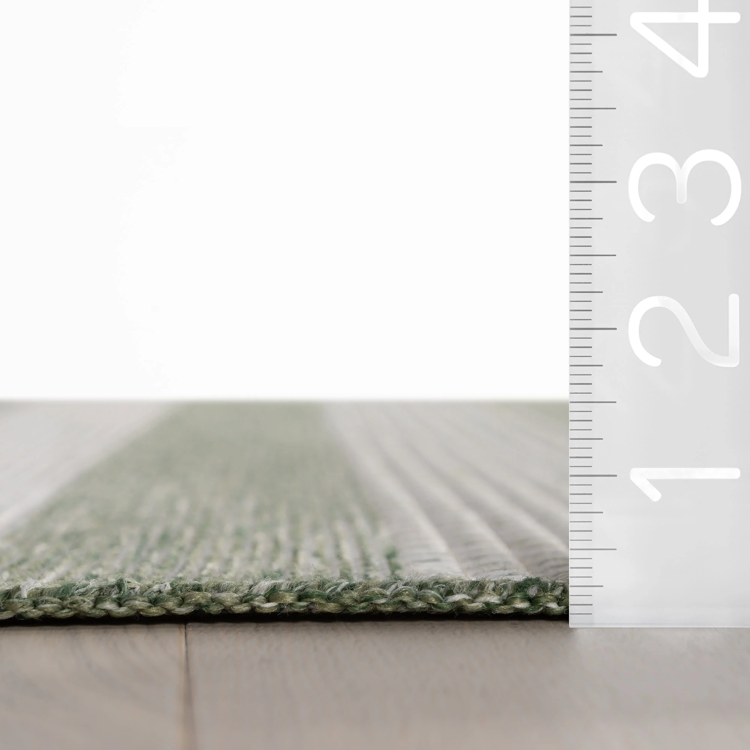 Marena Modern Striped Indoor/Outdoor Rug | Green - Image 6